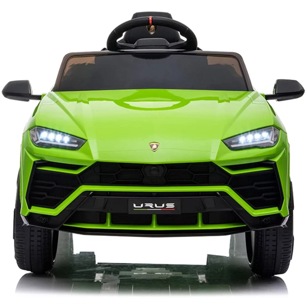 Lamborghini Urus 12V Electric Powered Ride on Car Toys for Girls Boys, Black Kids Electric Vehicles Ride on Toys with Remote Control, Foot Pedal, MP3 Player and LED Headlights, CL61 - Womvr