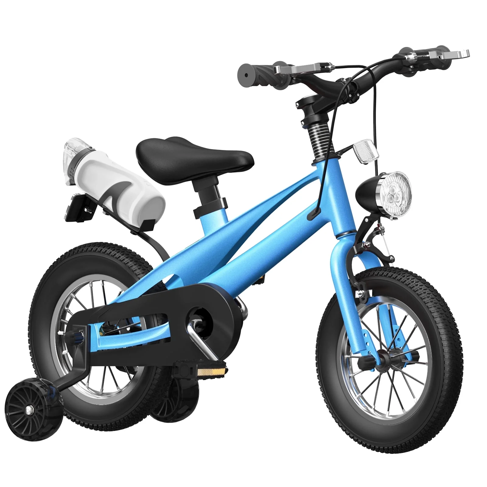 HARPPA 14 inch Bikes for Boys Age 3-5 Years, Kids Bicycle with Training Wheels, Blue - Womvr