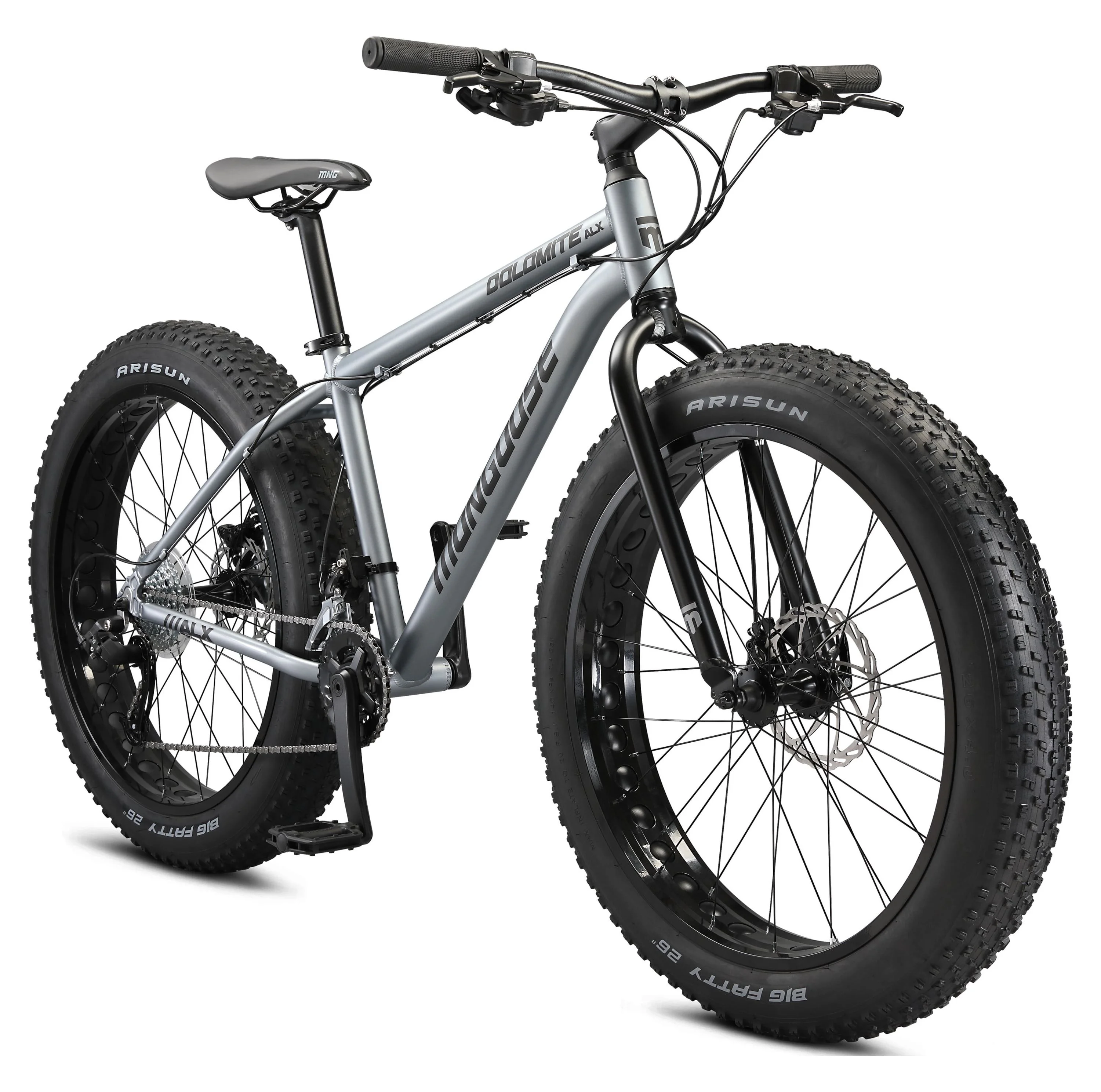 Mongoose 26-in. Dolomite ALX Unisex Fat Tire Mountain Bike, Gray - Womvr