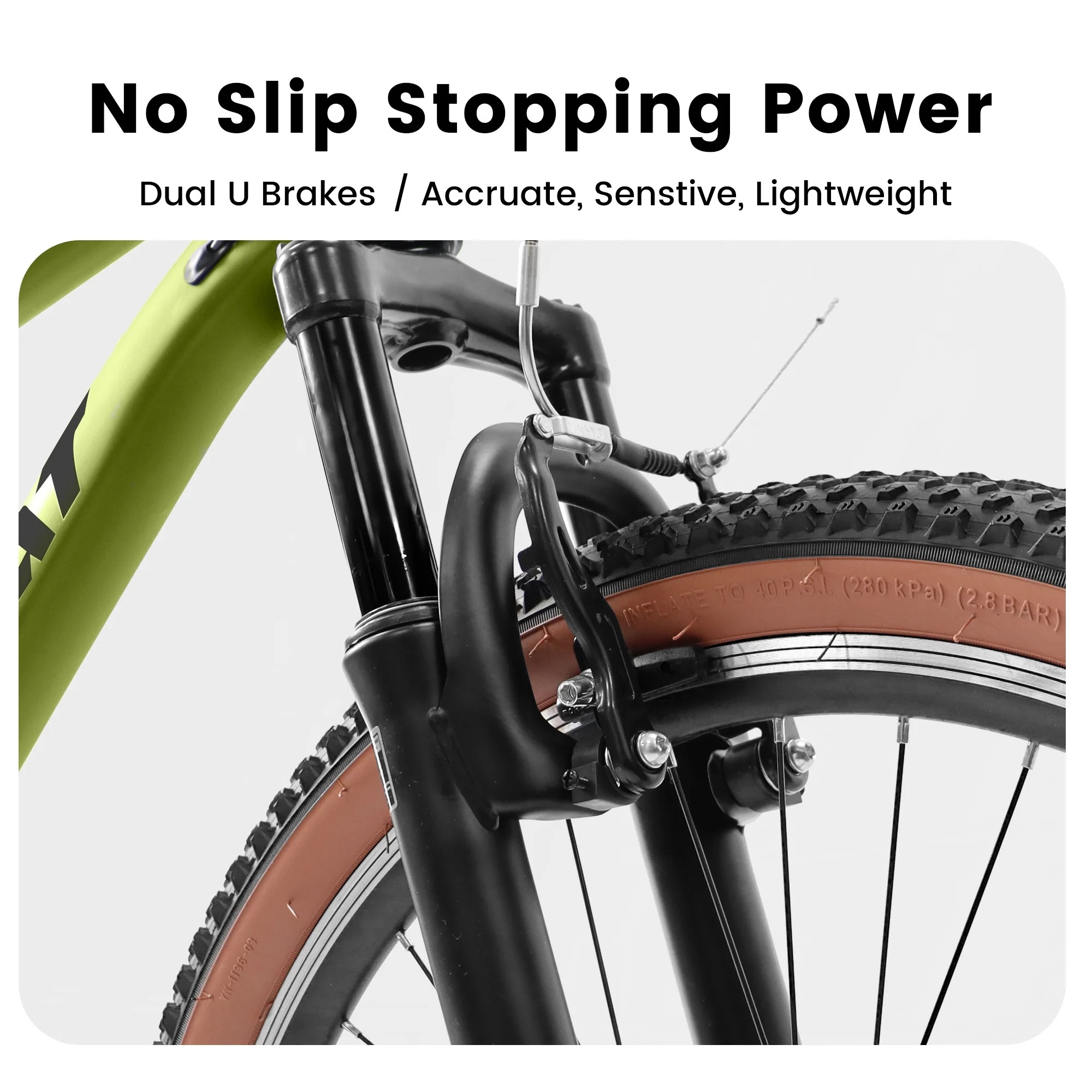 CIYOYO 24 inch Mountain Bike Bicycle for Adults, Shimano 21-Speed Bike with Disc Brake Thumb Shifter, Black - Womvr