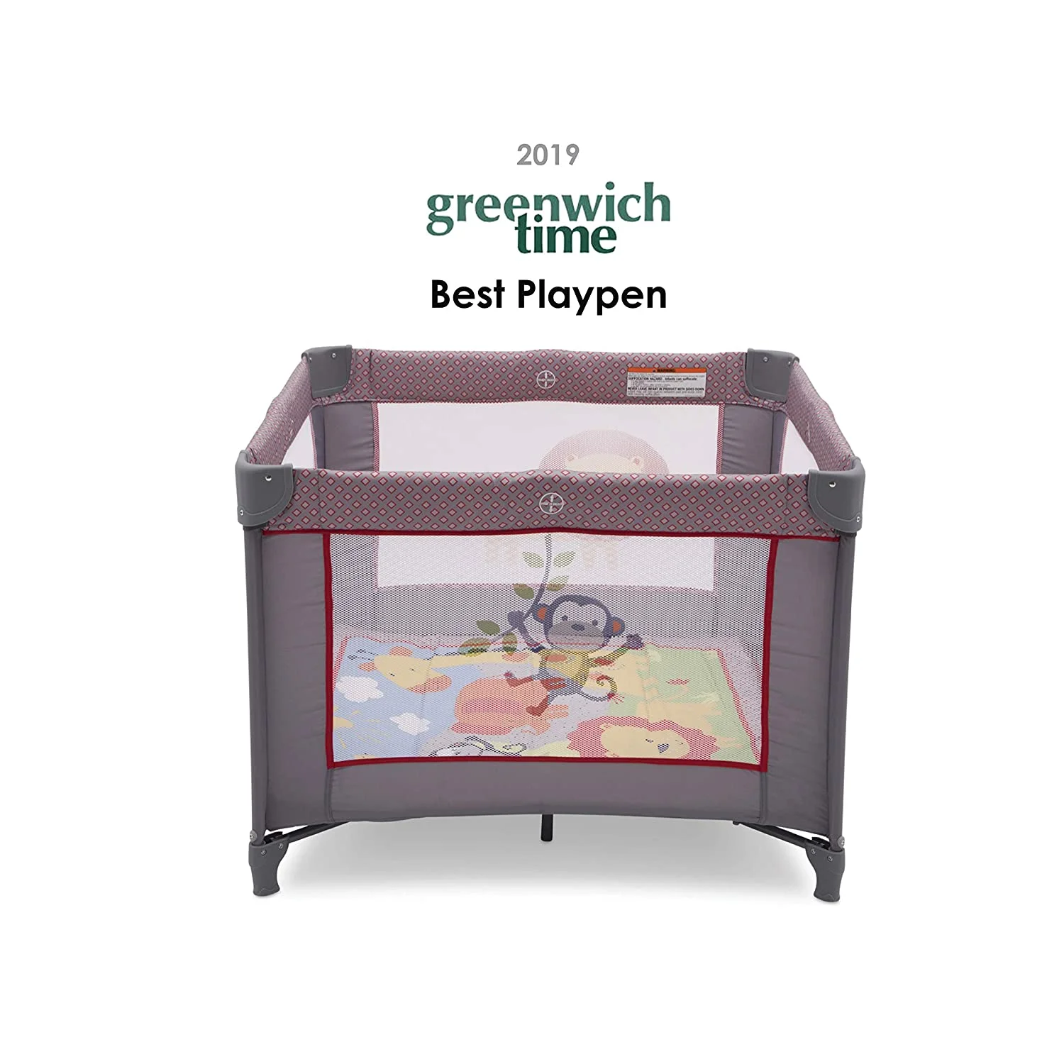 Delta Children Play Yard, Safari Fun, 36