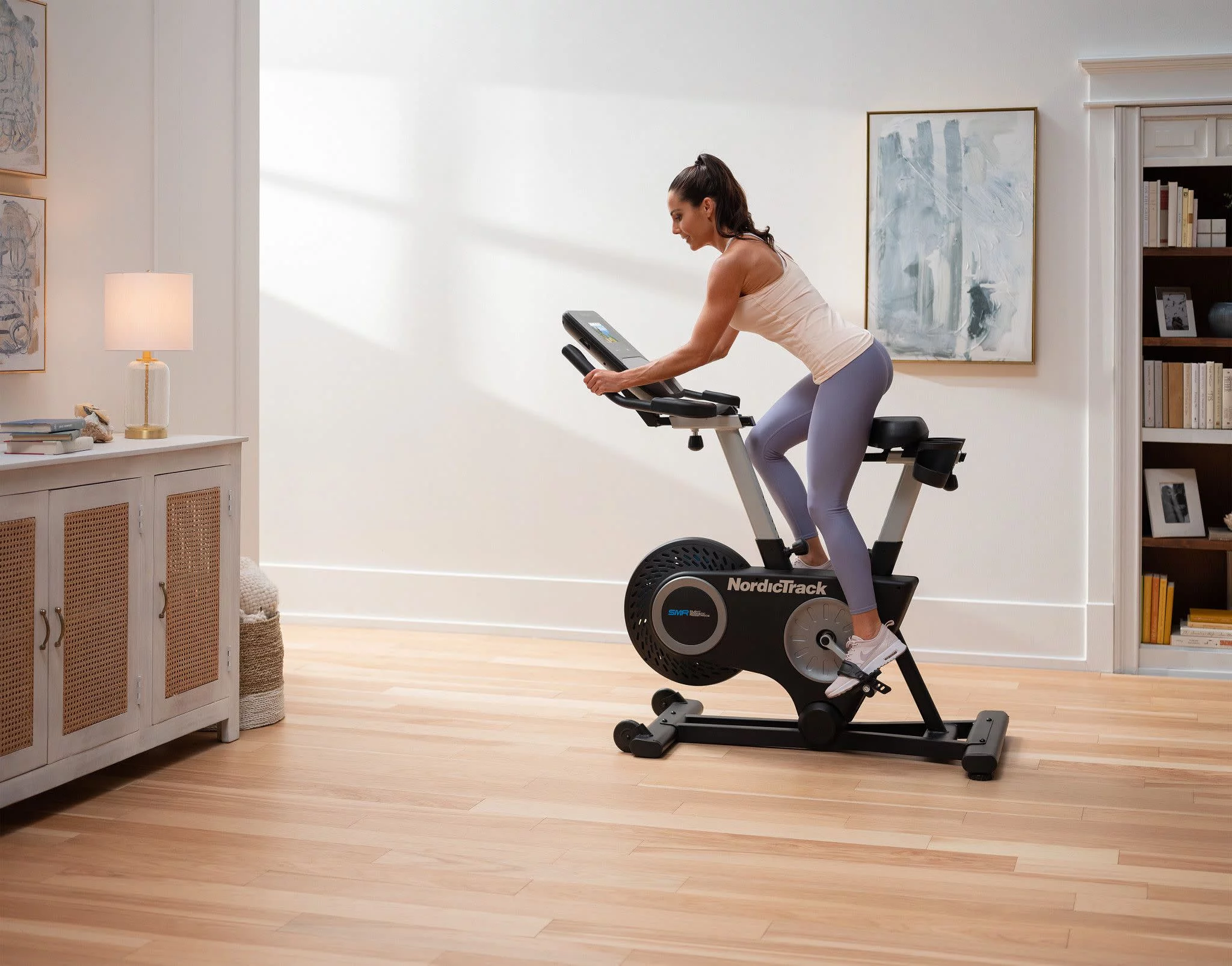 NordicTrack Studio Bike with 7” Smart HD Touchscreen and 30-Day iFIT Family Membership - Womvr