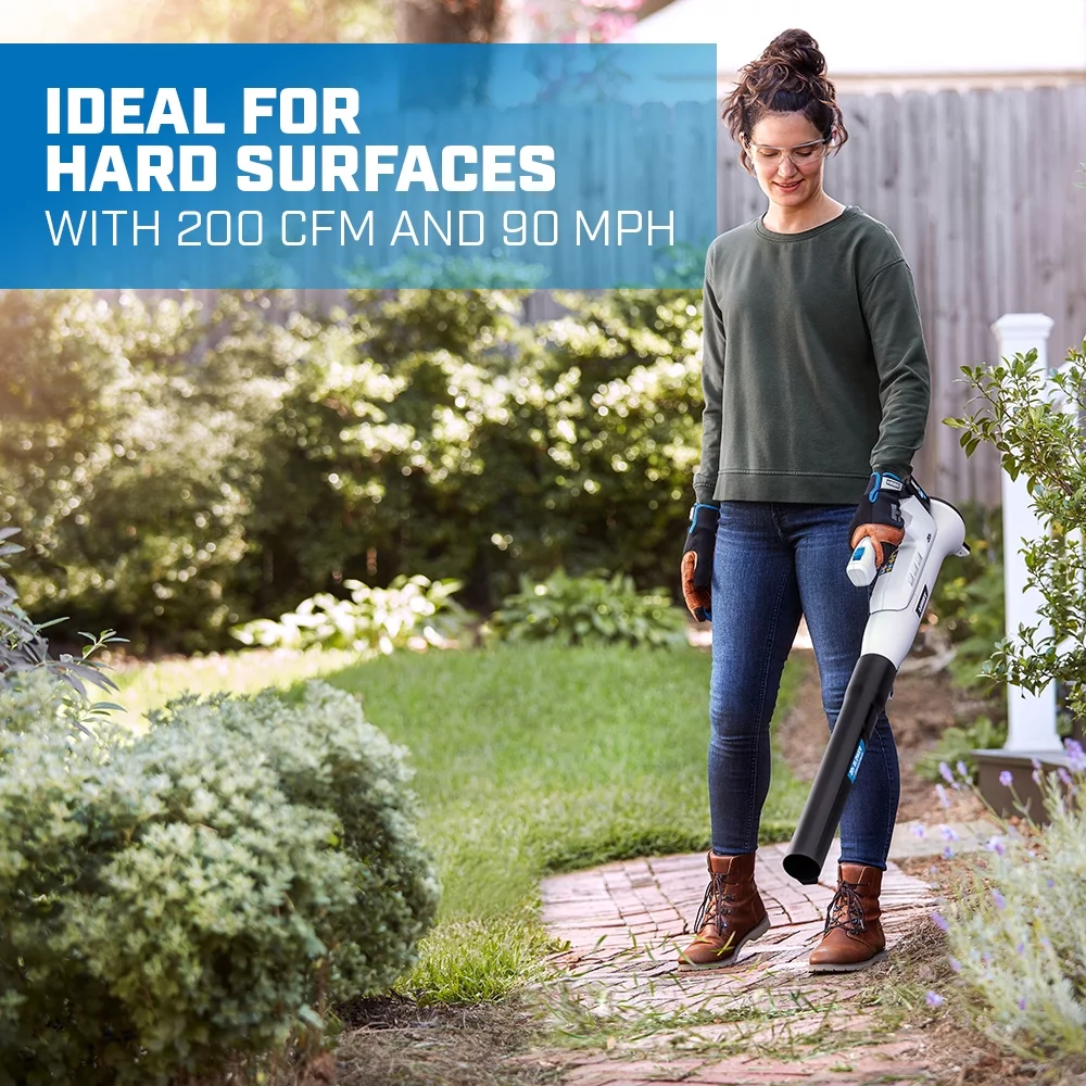 HART 20-Volt 10-inch String Trimmer/Bazooka Leaf Blower Combo Kit, (1) 2.0Ah Lithium-Ion Battery - Womvr