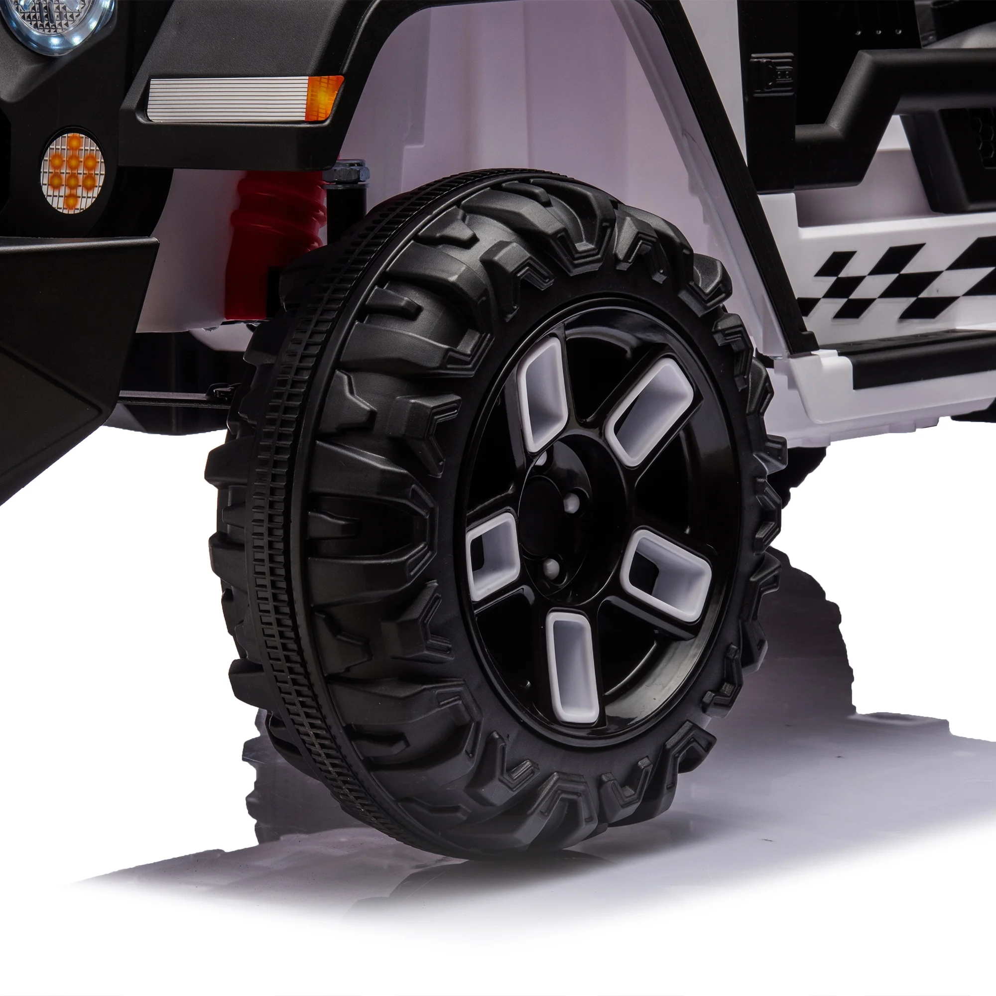 uhomepro 24V Ride on Car Large PickUp Truck Toys with Remote Control, Battery Powered Kid Car to Drive for Boy Girl, Pink - Womvr