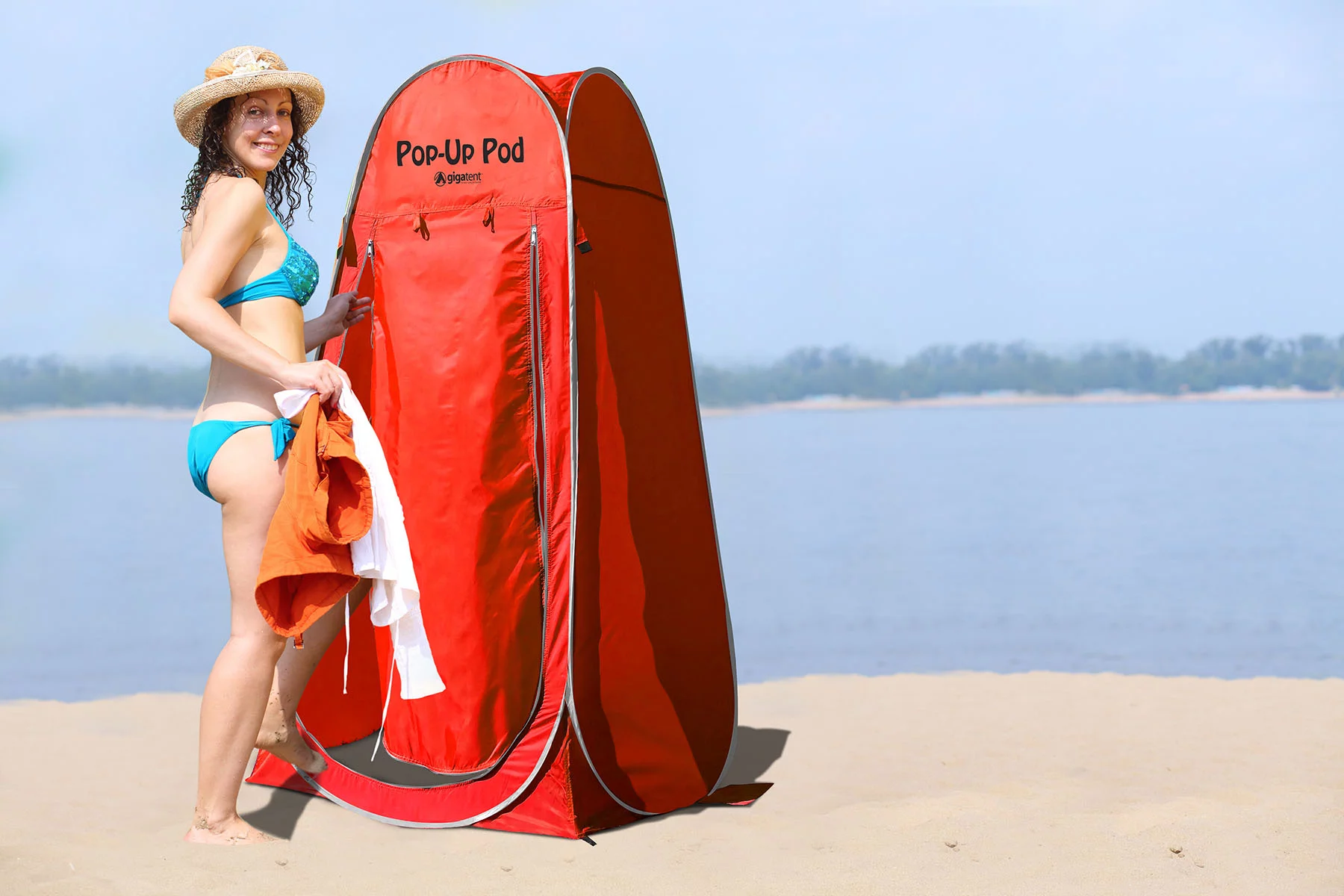 GigaTent 1-Person Pop-up Privacy Tent for Camping Changing Room, 36