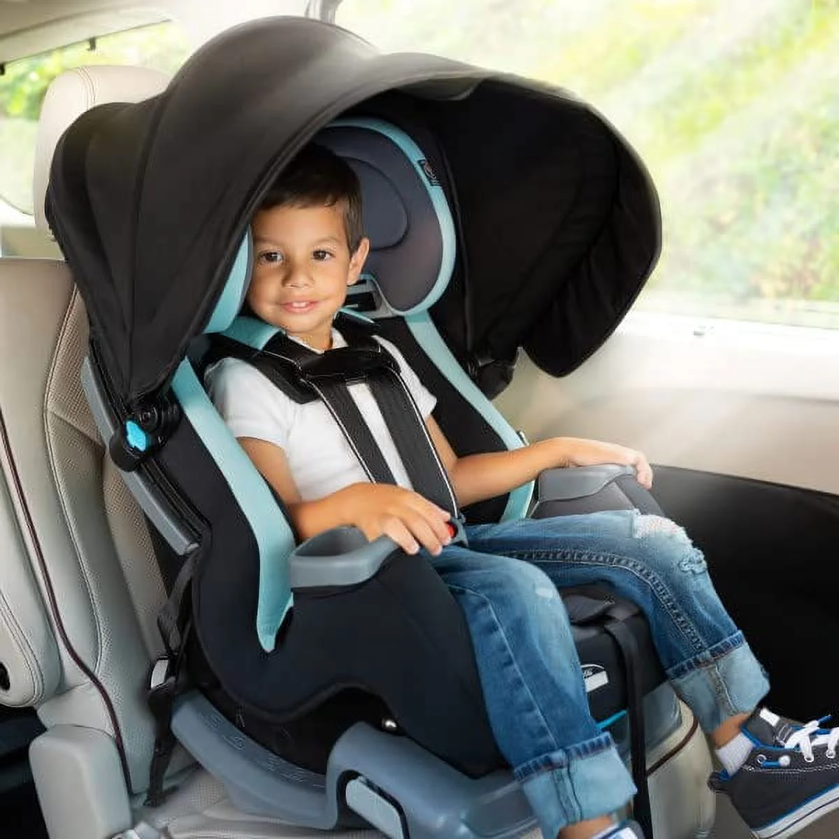 Baby Trend Cover Me 4-in-1 Convertible Car Seat - Vespa - Gray - Womvr