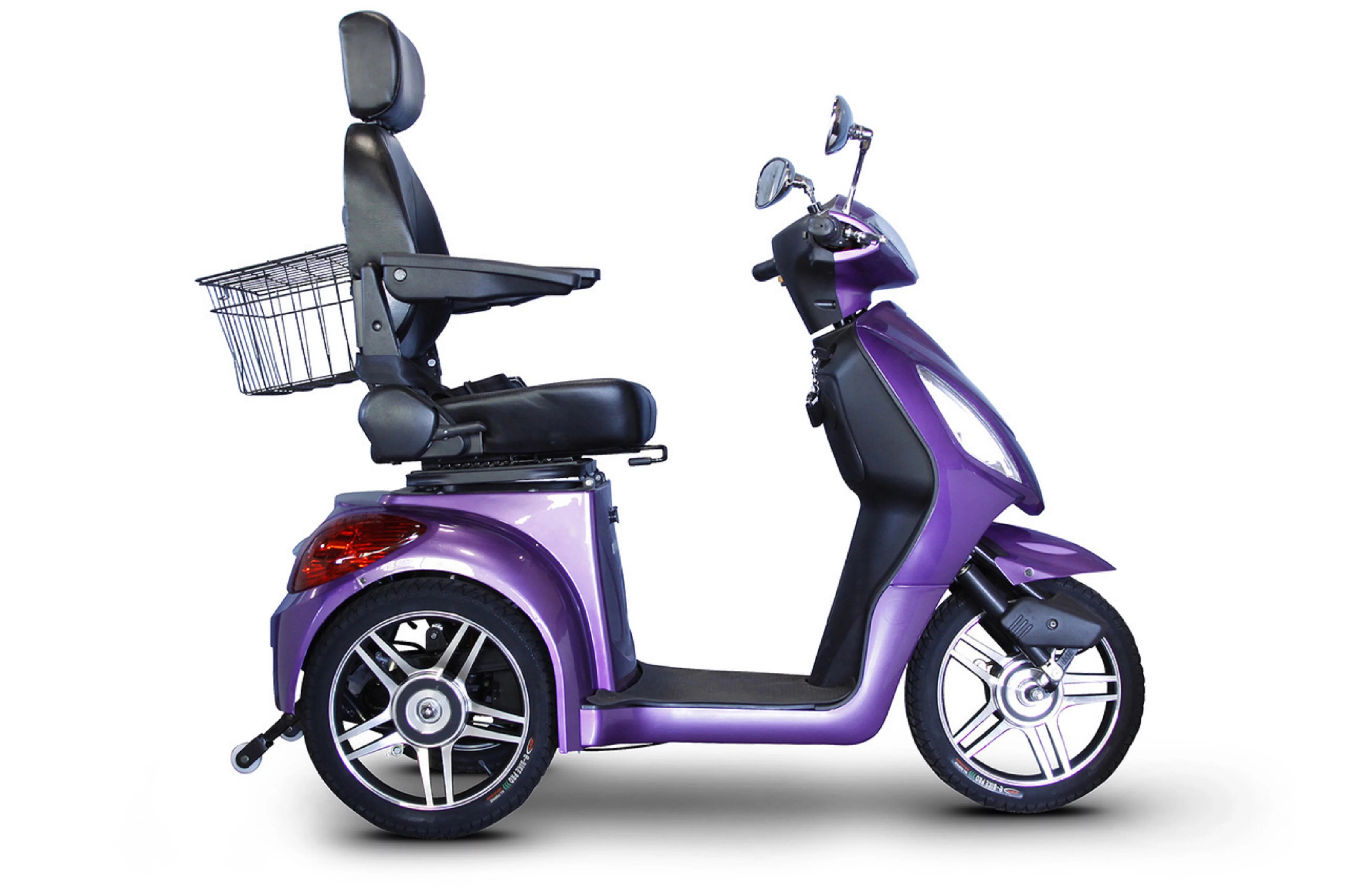 E-Wheels - EW-36 Elite Scooter with Electromagnetic Brakes - 3-Wheel - Lavender - Womvr
