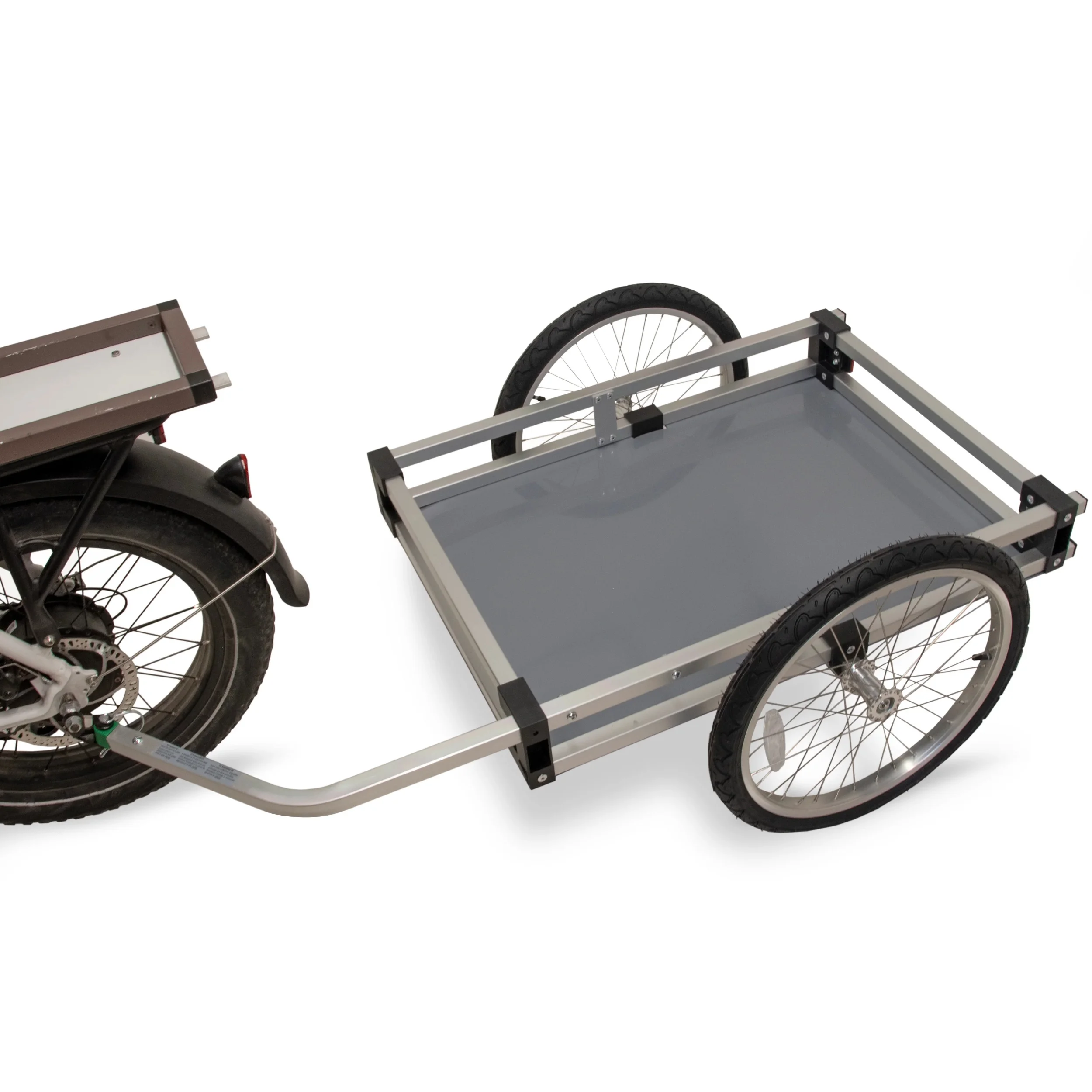Wike Aluminum Heavy Duty Flatbed Bike Trailer - Womvr