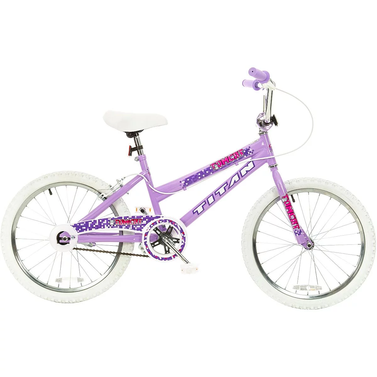 Titan Tomcat Girls BMX Bike with 20 In. Wheels, Lavender - Womvr