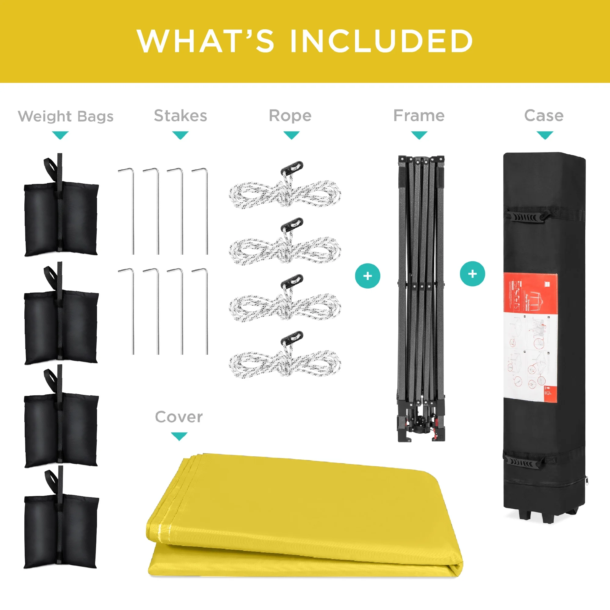 Best Choice Products 10x10ft Easy Setup Pop Up Canopy w/ 1-Button Setup, Wheeled Case, 4 Weight Bags - Cerulean - Womvr