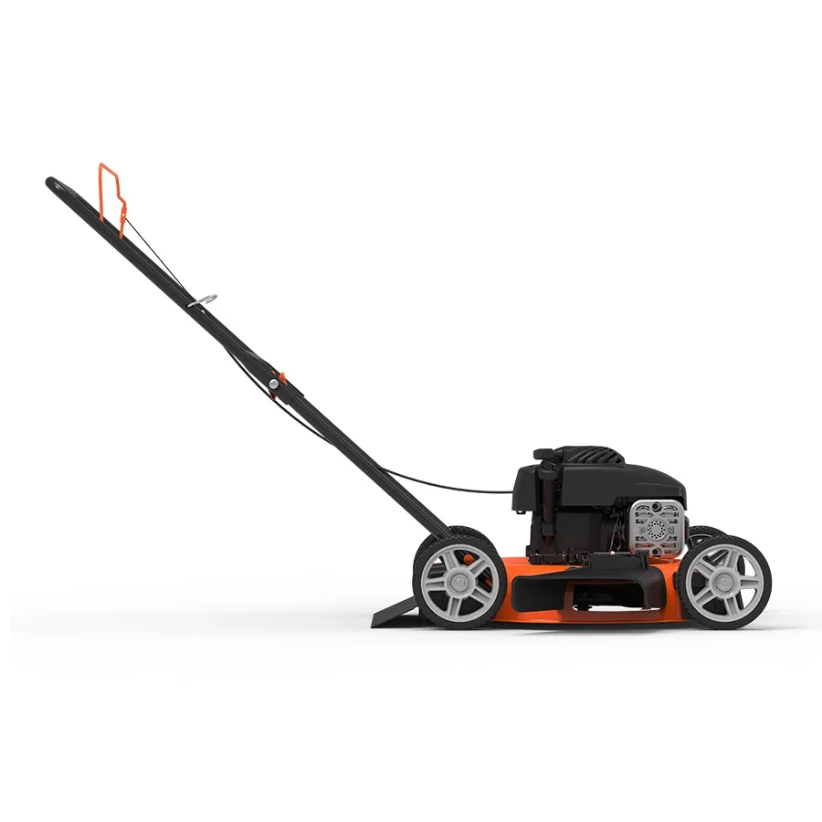 Yard Force Lawn Mower 20 inch 125cc e450 Series Briggs & Stratton Gas Walk Behind with Side-Discharge Cutting System - Womvr