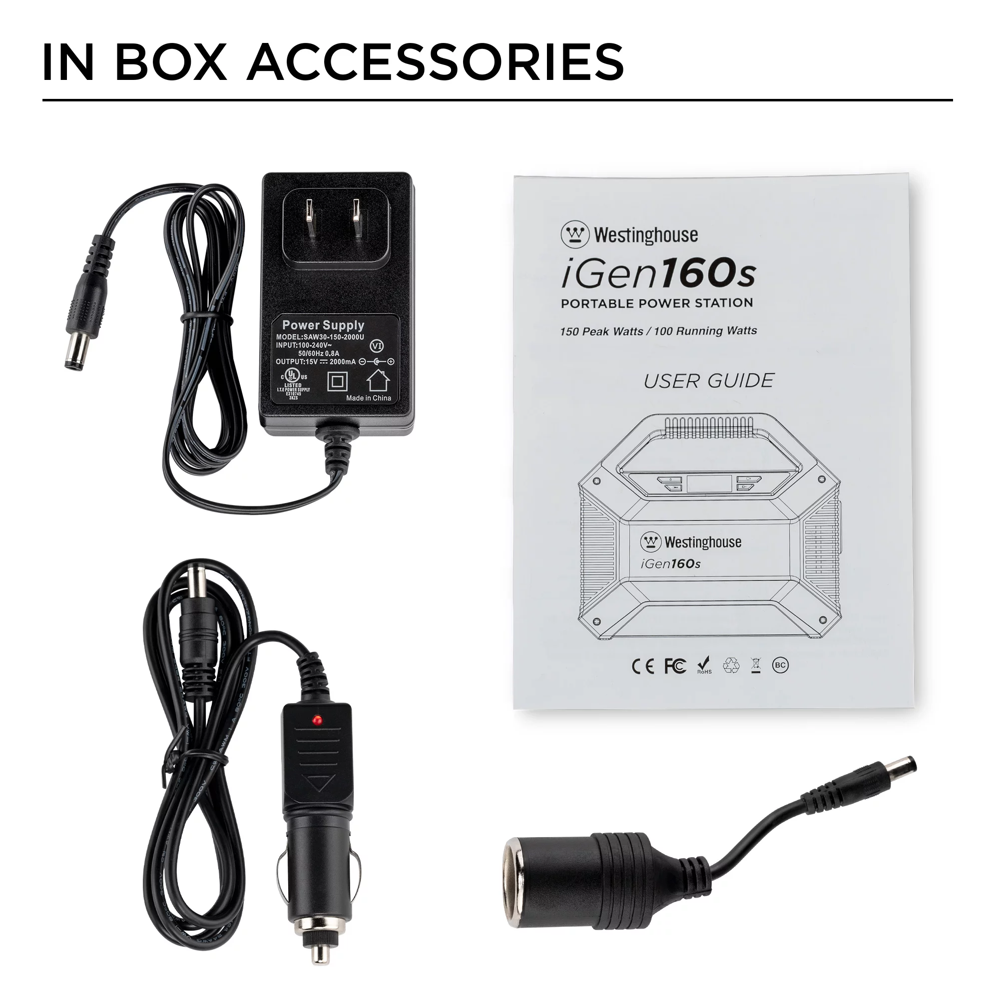 Westinghouse 60W Foldable Portable Solar Panel for iGen160s, iGen200s, iGen300s, iGen600s, iGen1000s Power Stations - Womvr