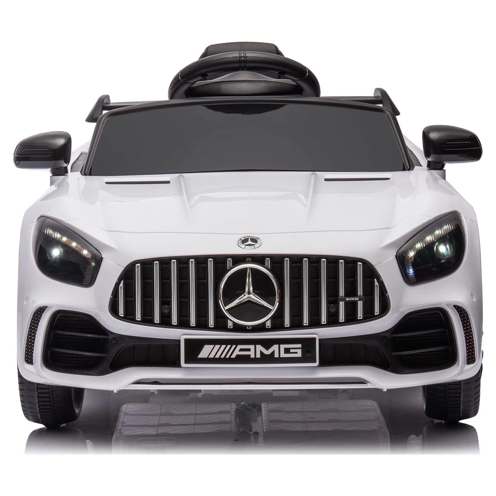 Mercedes Benz Kids Electric Car, Kids Ride on Cars with Remote Control, 12V Ride on Toys for Kids, Battery Powered Kids Electric Vehicles, Kids Electric Car for 3-5 Boys Girls Birthday Gifts, Red - Womvr