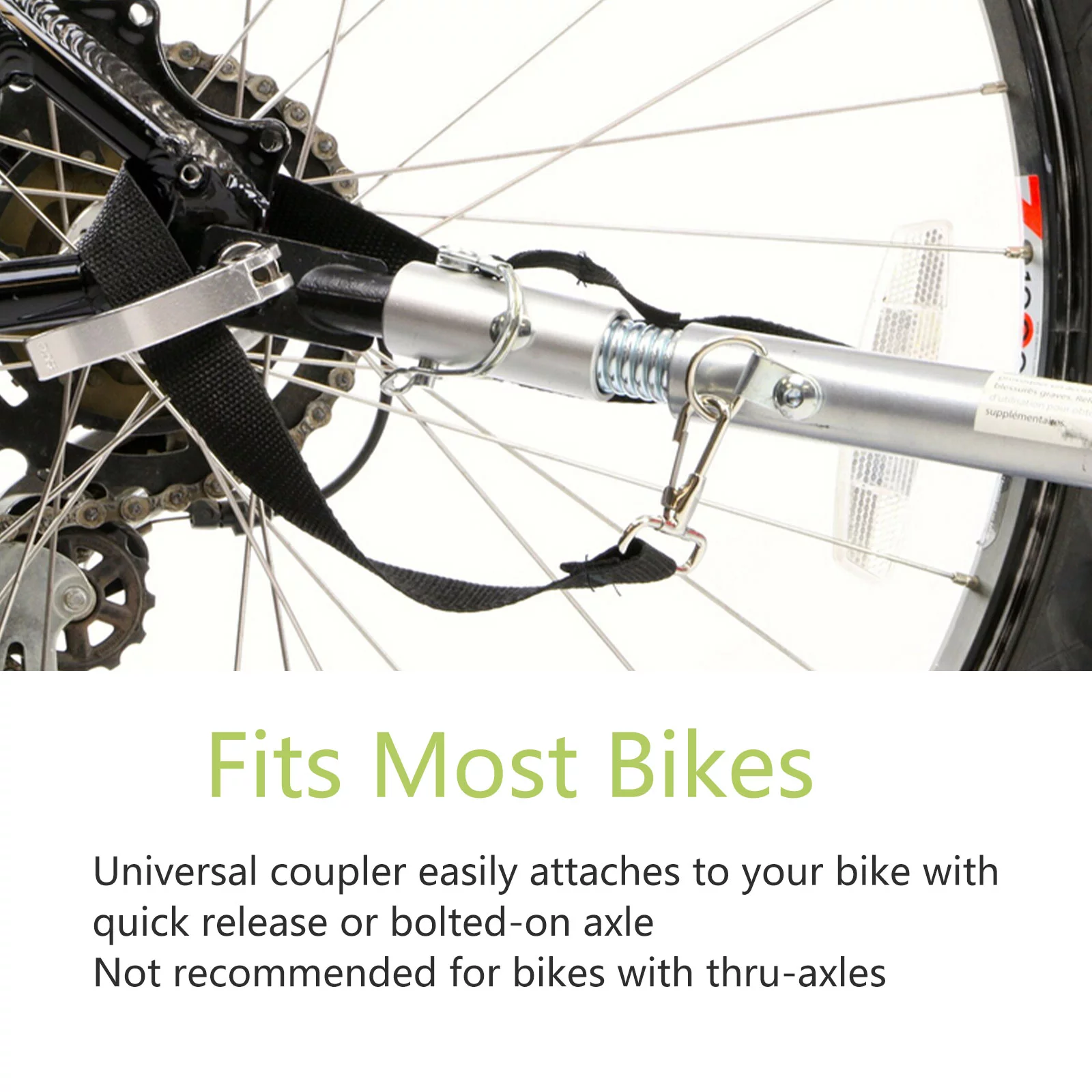 MOJAY Foldable Dog Bike Trailer with Rear Entrance for Small and Medium Pets Under 88 lbs, Outdoor Bike Trailer, Green - Womvr