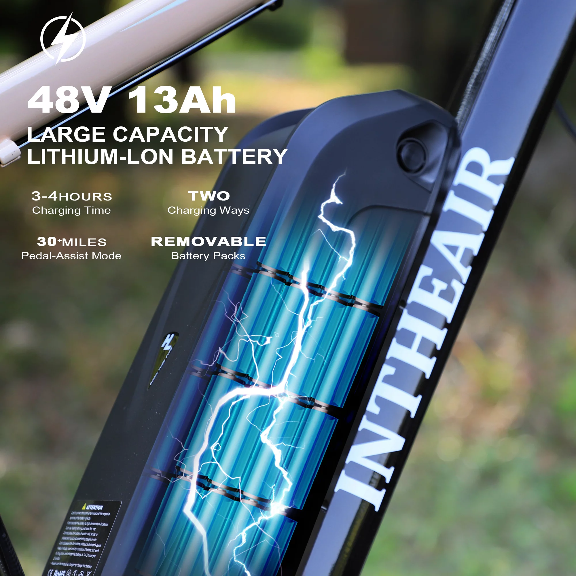 INTHEAIR I7 Electric Bike 26