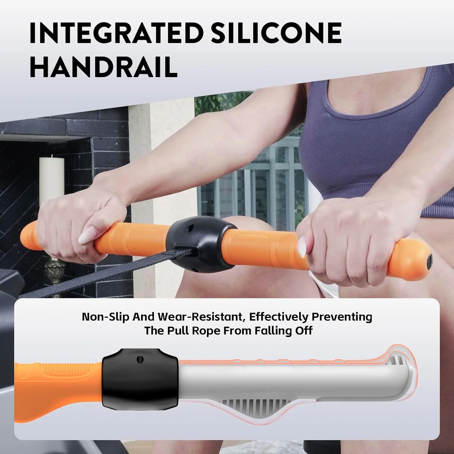 Pooboo Magnetic Rowing Machines Rower Foldable with 8 Level Resistance Indoor Rower Machine with Digital Monitor 350lbs - Womvr