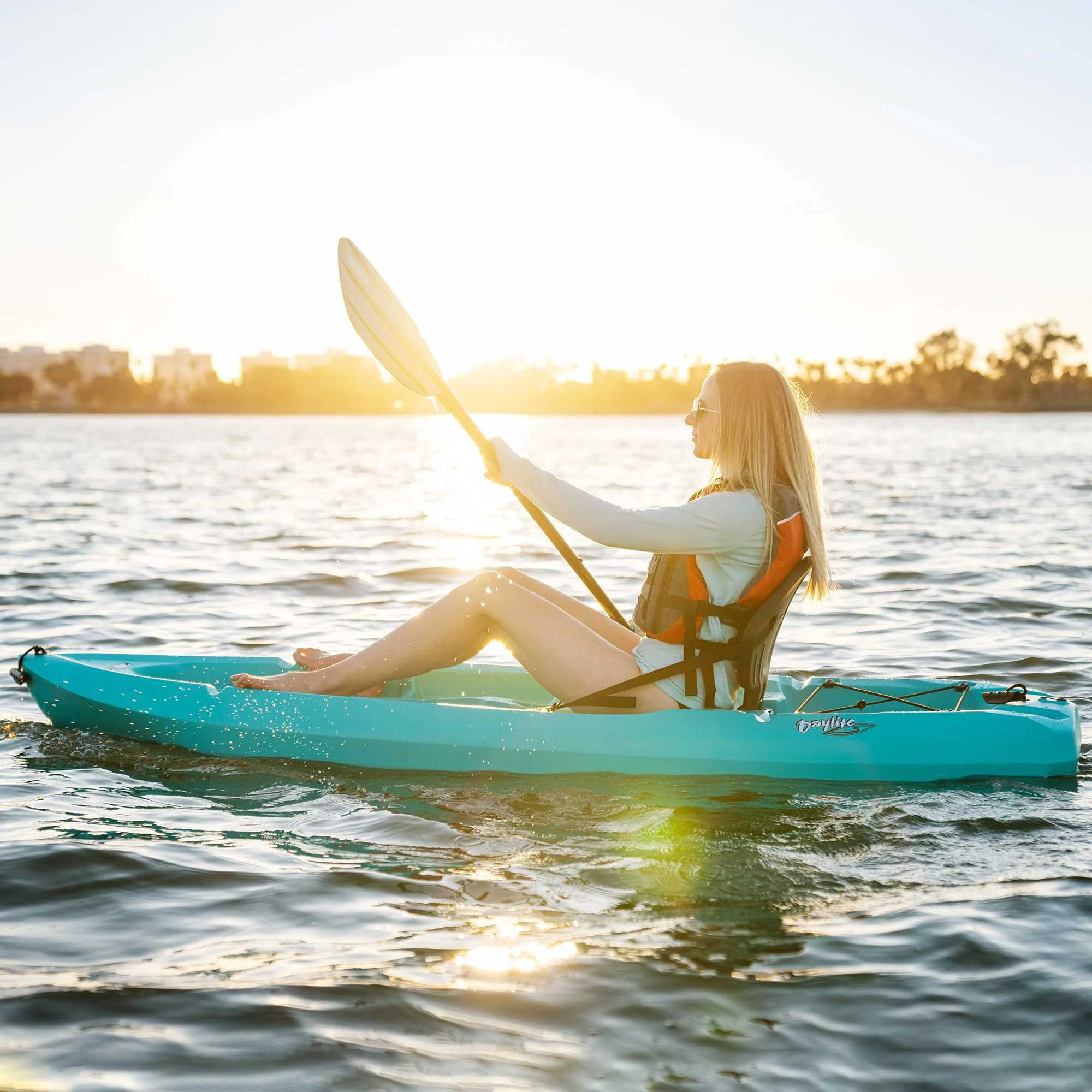 Lifetime Daylite 8 ft Sit-on-Top Kayak, Red (90775) - Womvr