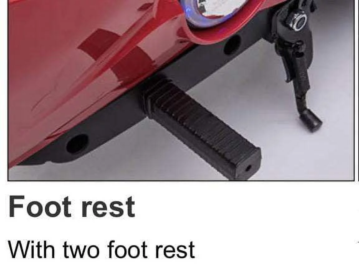 Elegant Electronix Ducati Style MP3 System Electric Mini Kids Unisex Motorcycle 24 V - Womvr