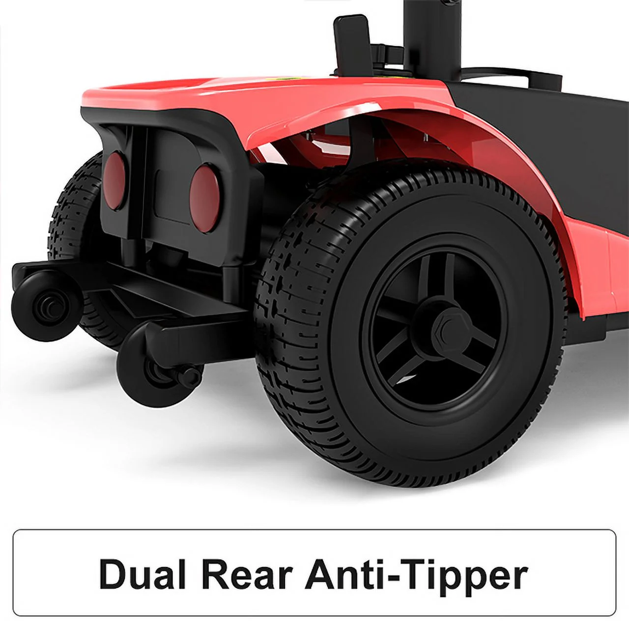 Engwe 4 Wheel Powered Mobility Scooters,Foldable Electric Wheelchair for Seniors-Red - Womvr