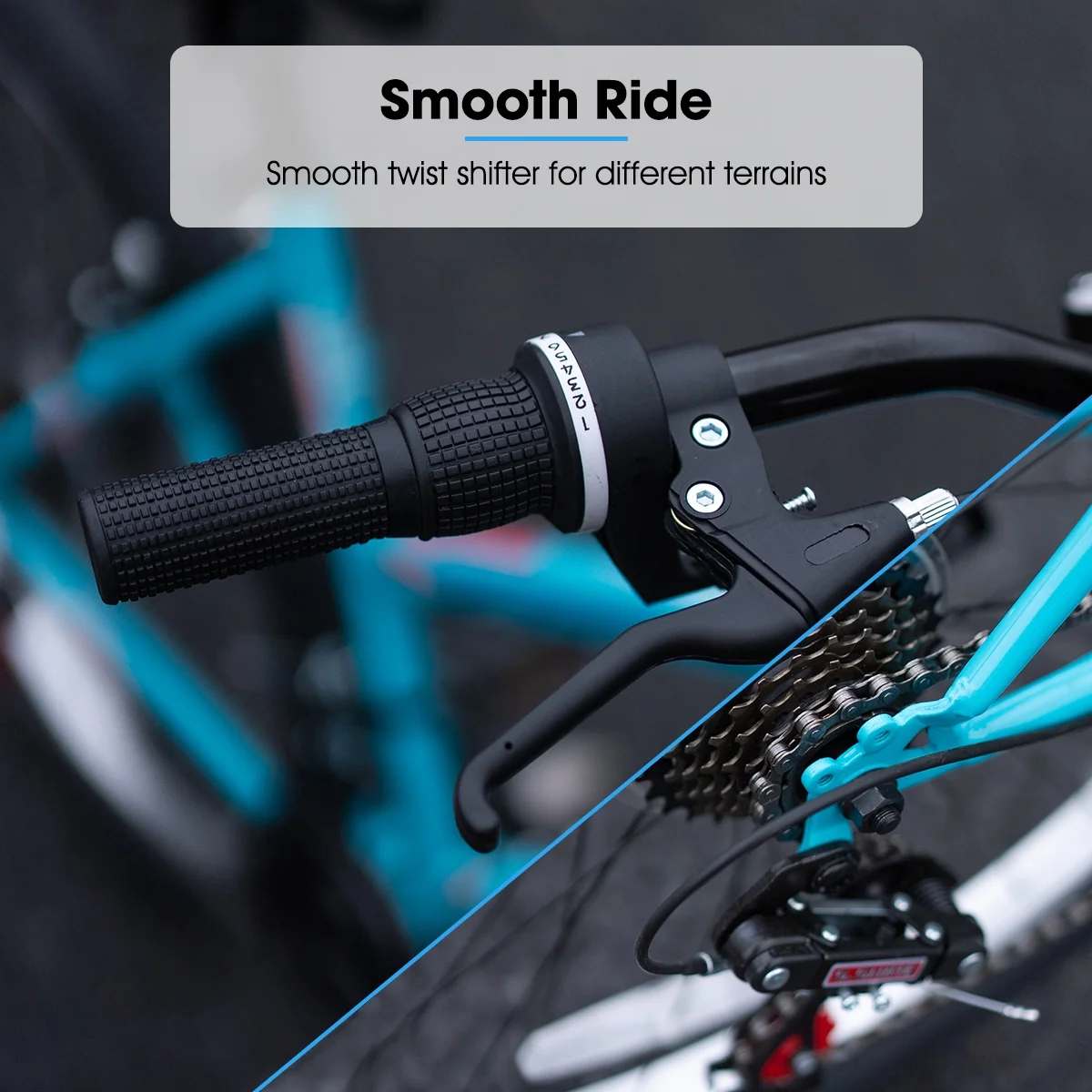 Hiland 24 26 inch Mountain Bike for Men Women, 21 Speeds MTB Bicycle for Adult Youth - Womvr