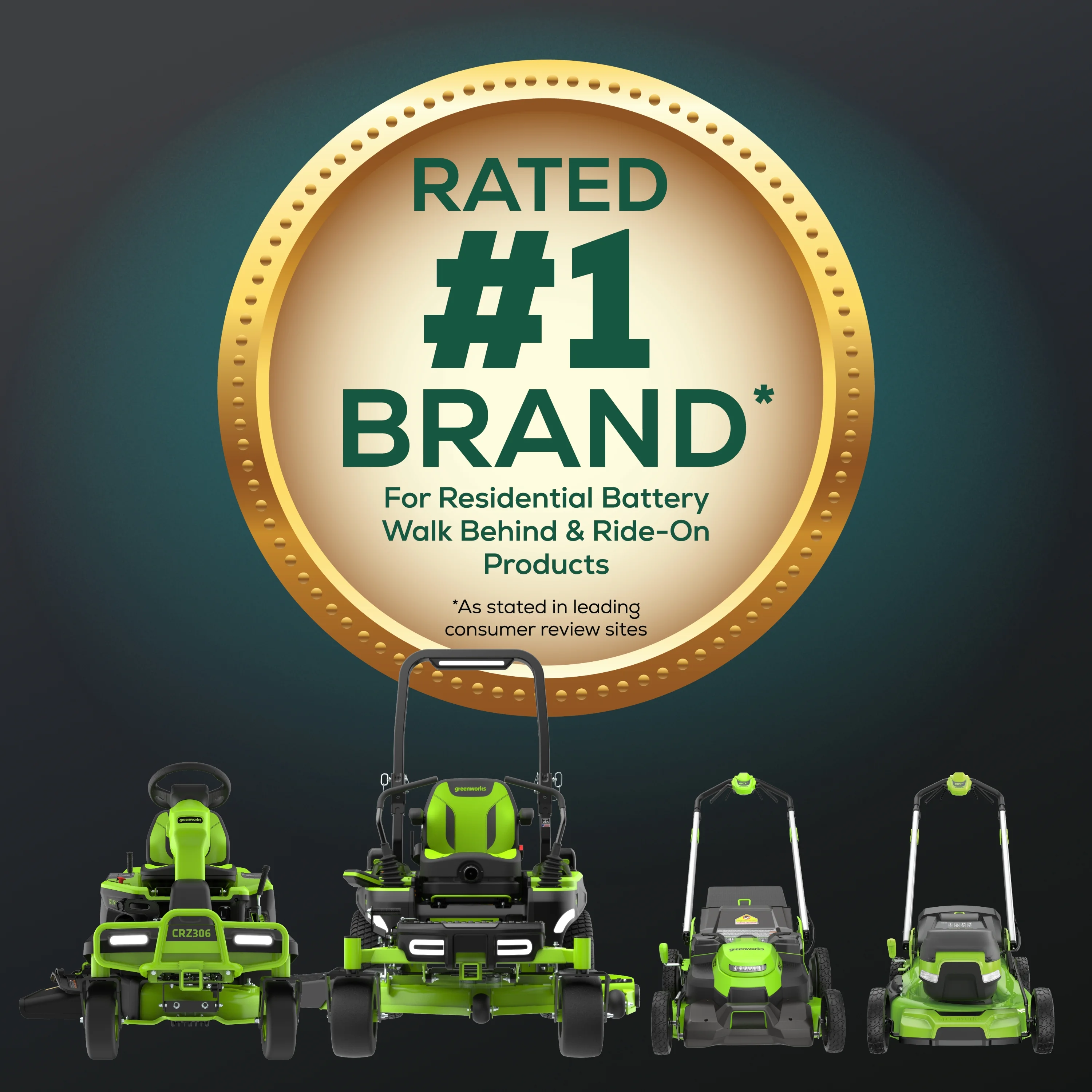 Greenworks 60V 21�� Self-Propelled Lawn Mower with (2) 5.0 Ah Batteries & Rapid Charger 2546202 - Womvr