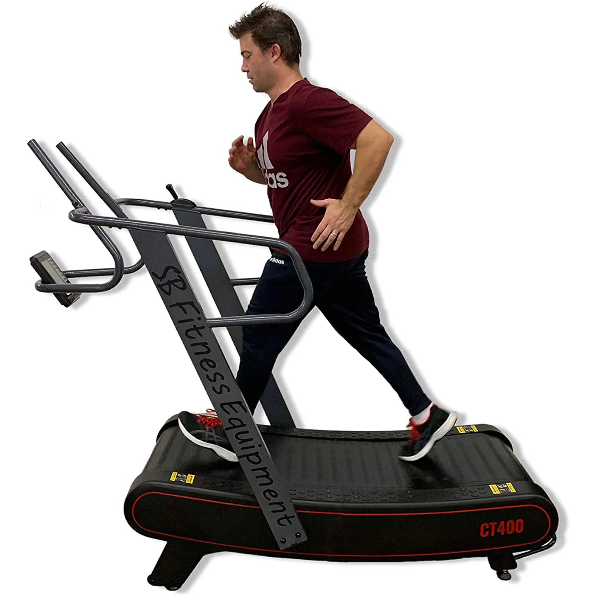 SB Fitness Equipment CT400 Self Generated Curved Commercial Treadmill - Womvr