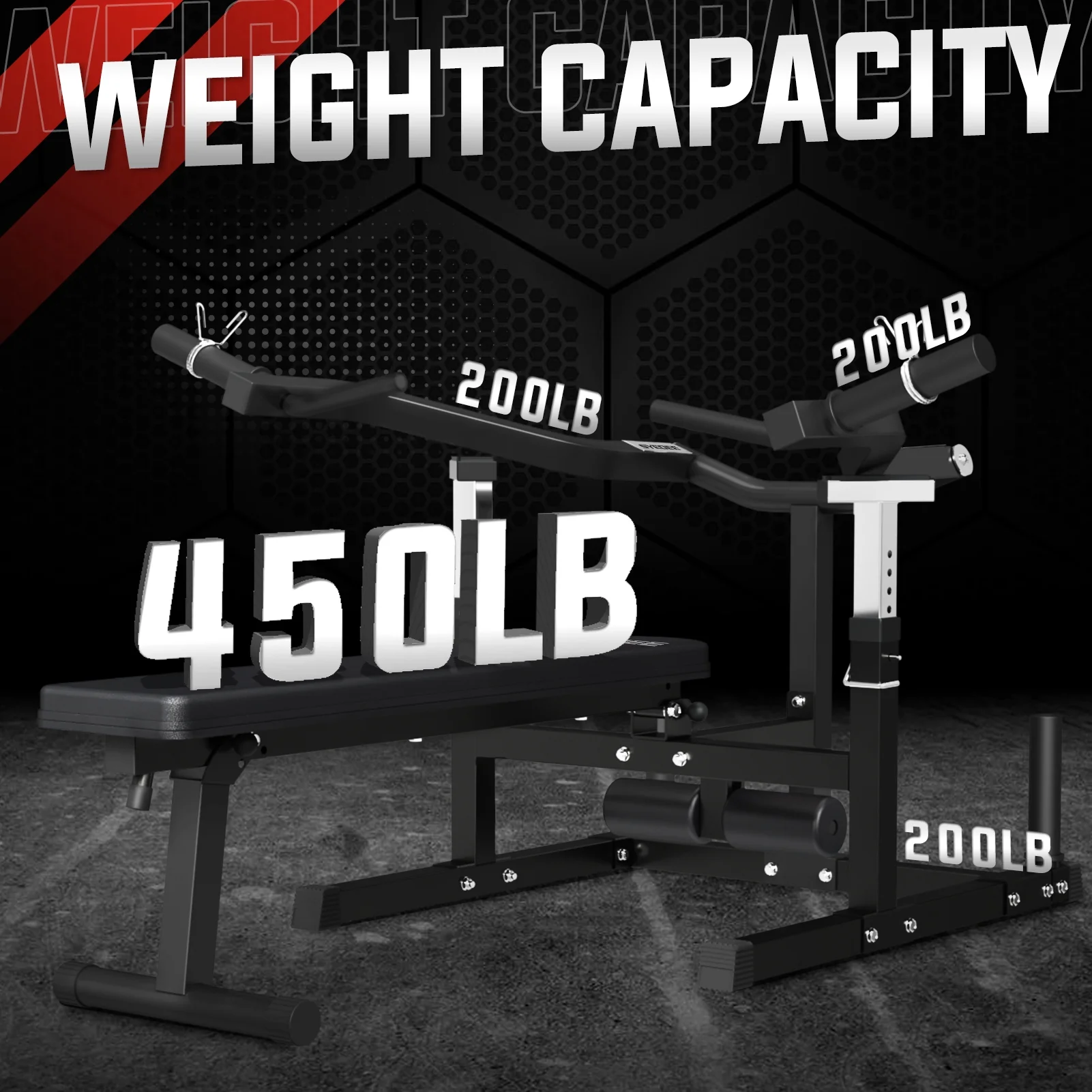 Syedee Chest Press Machine, 1250LBS Capacity with Independent Converging Arms, Adjustable Flat Incline Fitness Bench for Home Gym - Womvr