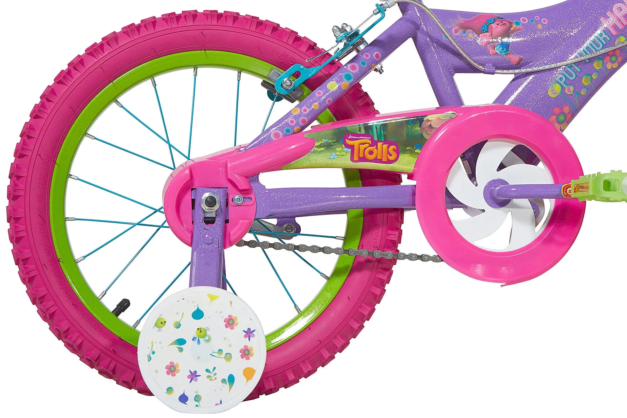 Dynacraft Trolls 16-Inch Girls BMX Bike For Age 5-7 Years - Womvr