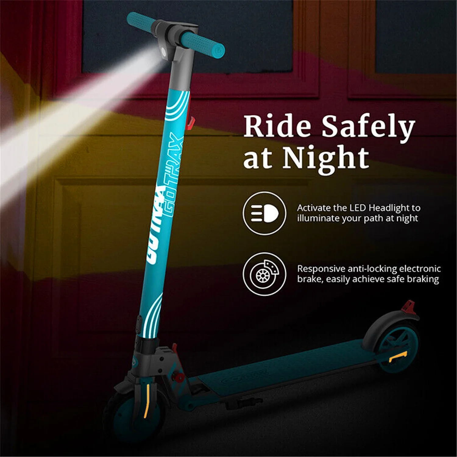 GOTRAX Vibe Electric Scooter for Kids Teens 8-15, 250W 6.5