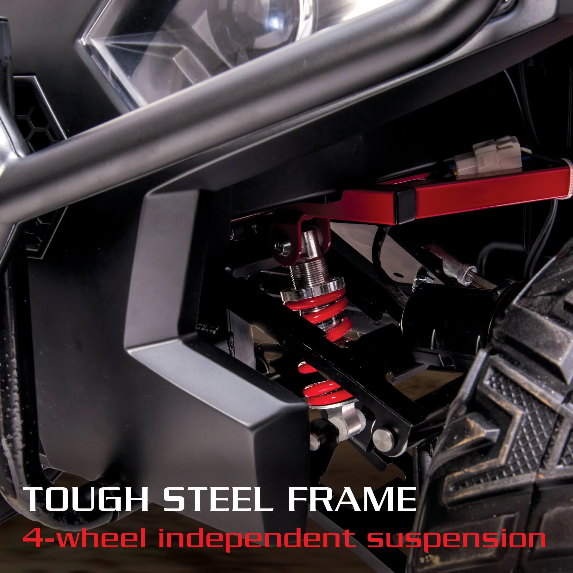 Huffy Torex New 24V UTV Kids' 4x4 Side-By-Side Electric 4-wheeler Quad - Womvr