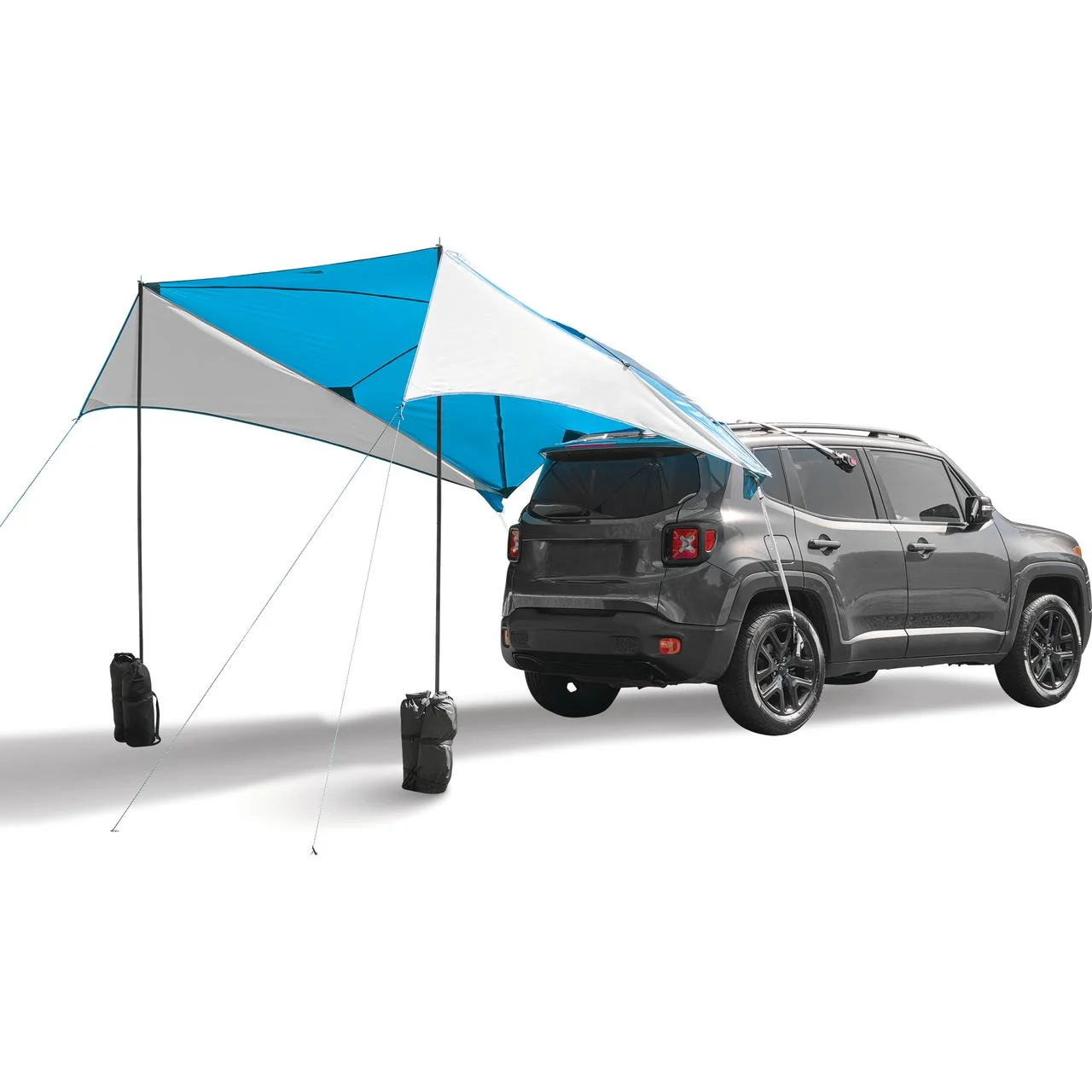 Ozark Trail Universal SUV Awning, Gray, 2 Steel Poles - Womvr