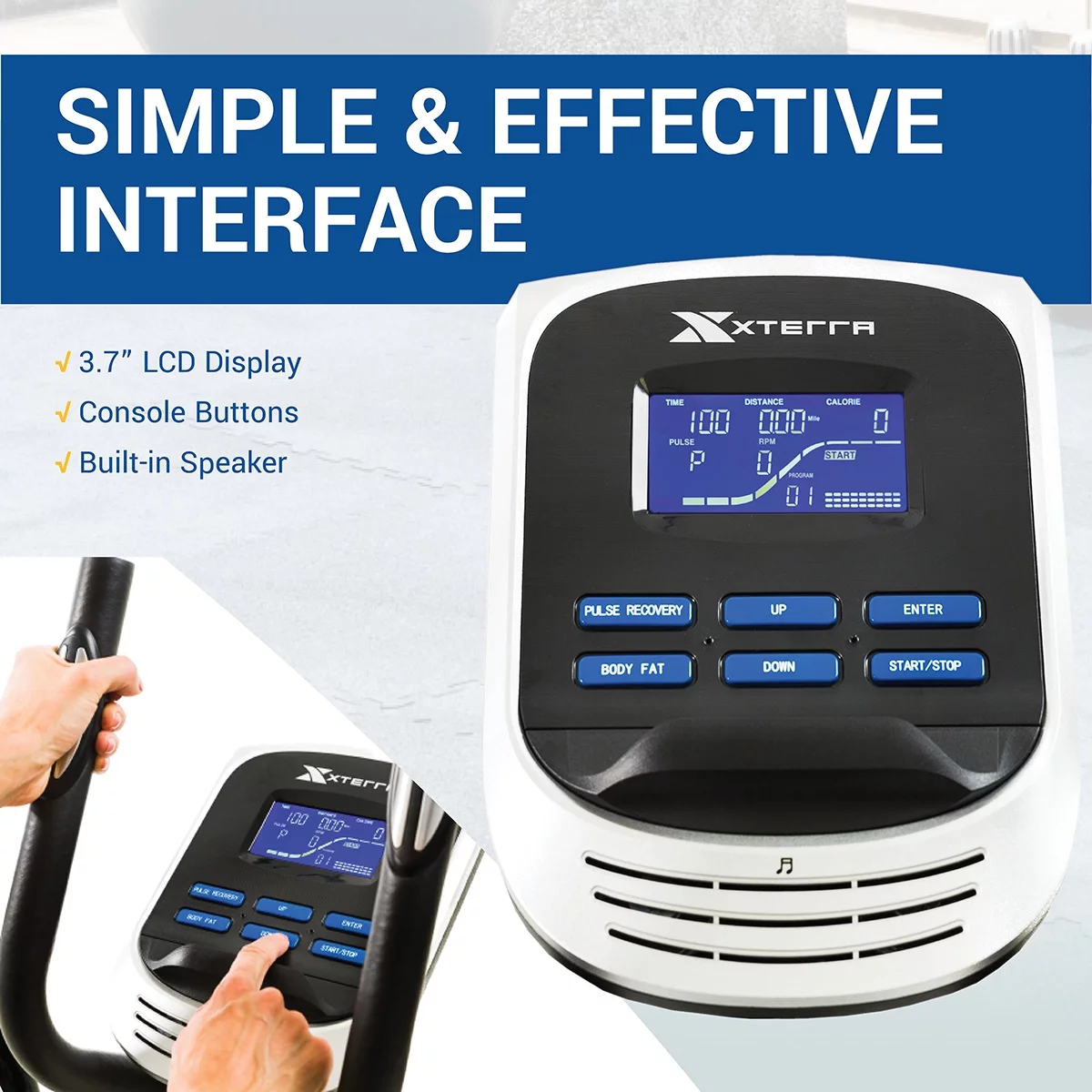 XTERRA Fitness SB120 Seated Exercise Bike - Womvr