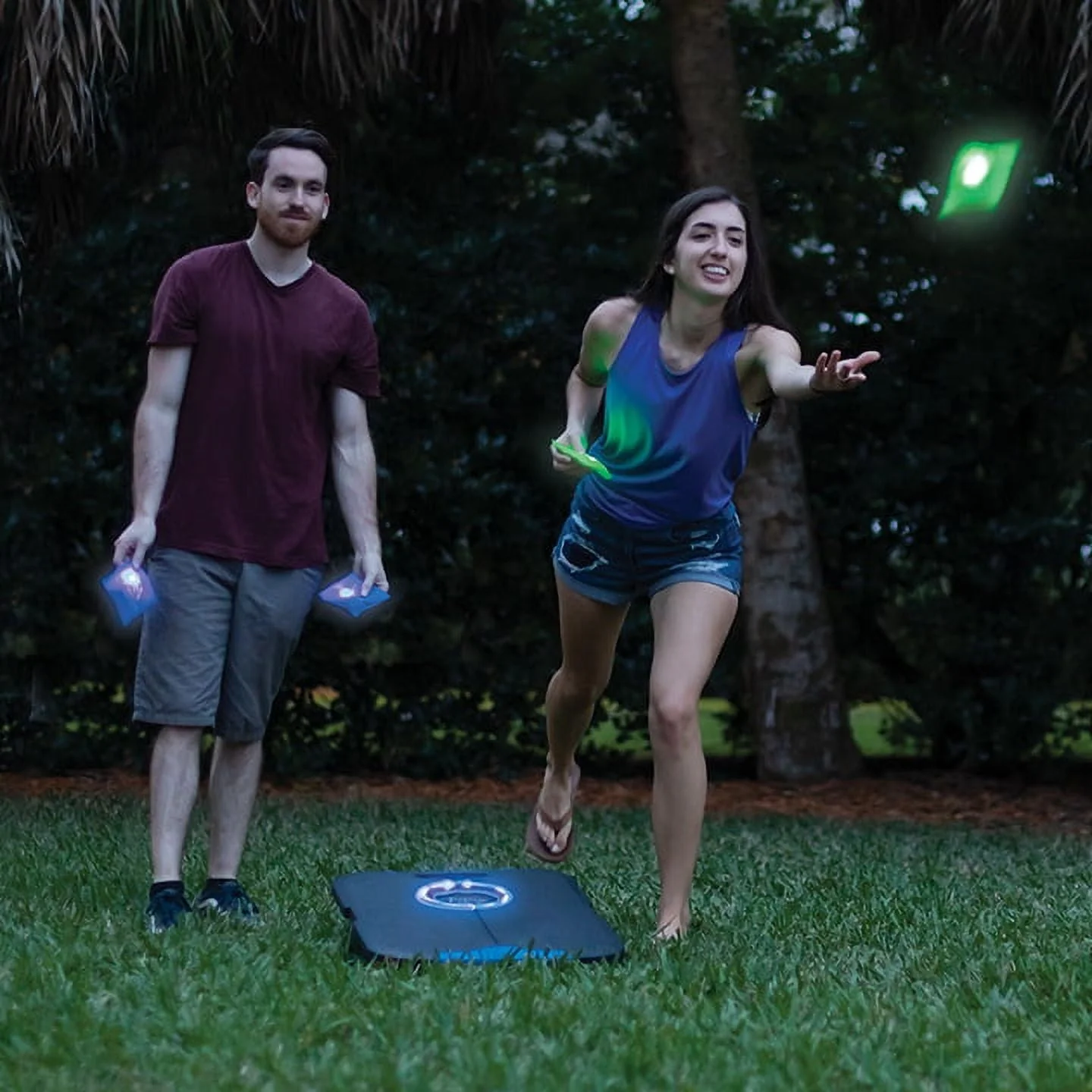EastPoint Sports Light-Up Bean Bag Toss, Cornhole Set - Womvr