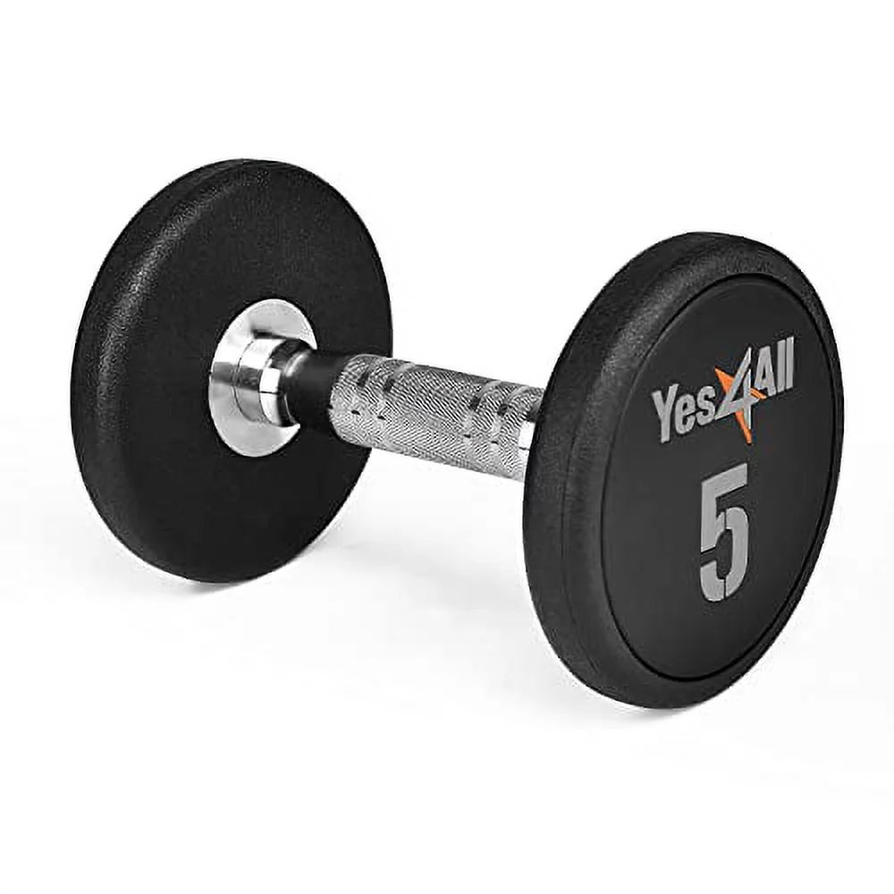 Yes4All 45 lbs Premium heavy weight Urethane Dumbbell, Single - Womvr
