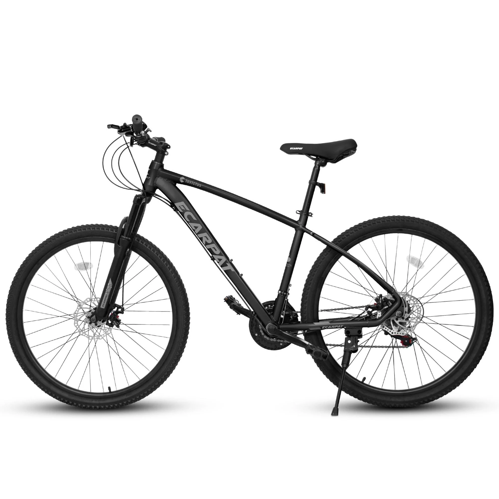24 inch Mountain Bike, Shimano 21 Speed Drive, Dual Disc Brake, Front Suspension MTB For Boy Girl - Womvr