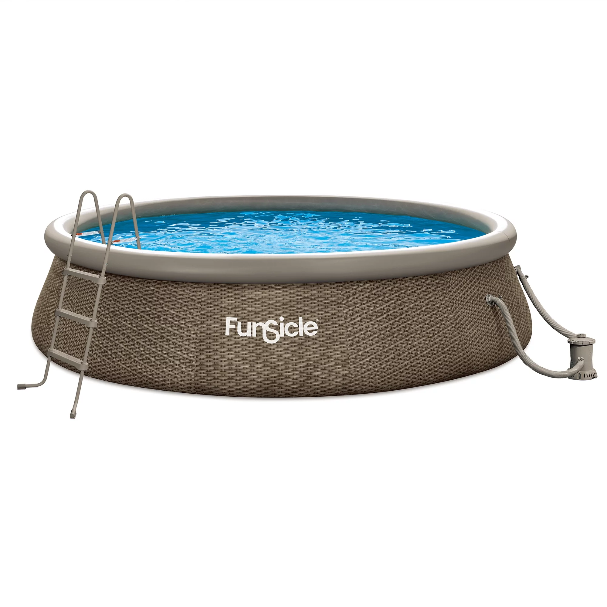 Funsicle 10ft x 30in Round QuickSet Designer Above Ground Pool, Age 6 & up - Womvr