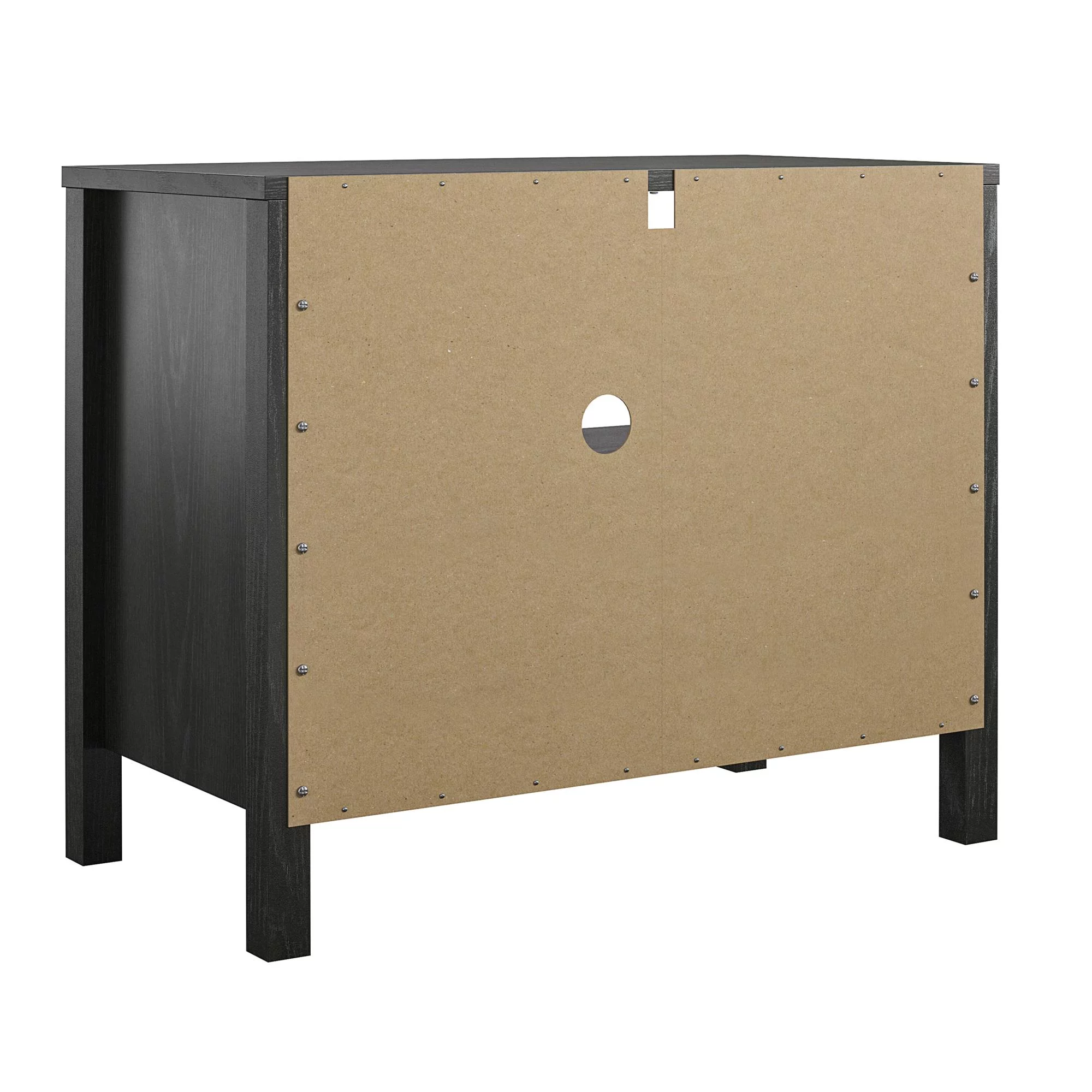 Novogratz Shay 1-Drawer Nightstand, Natural with Faux Rattan - Womvr