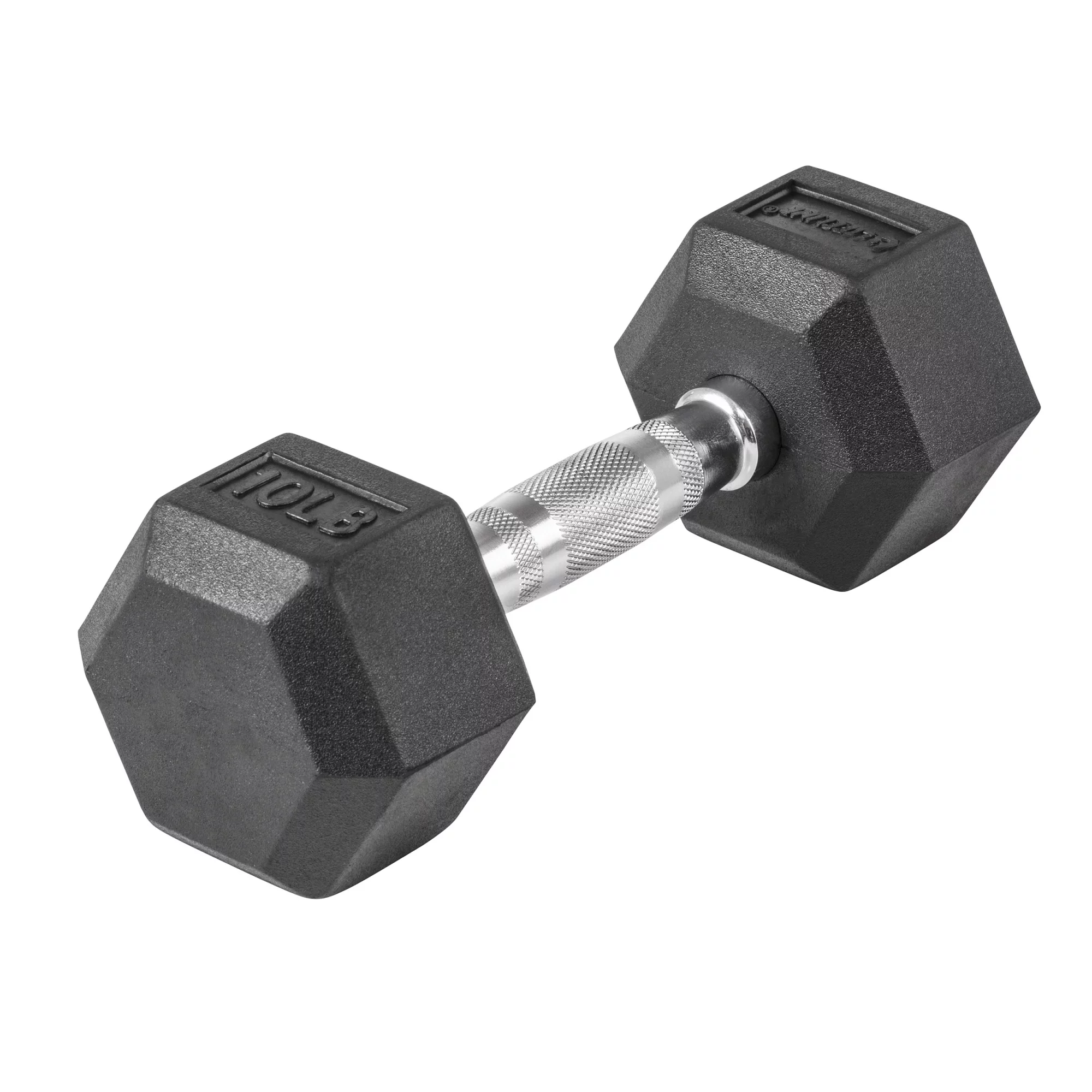 Lifeline Fitness Premium Rubber Hex Dumbbell, Single, 40 lbs - Womvr
