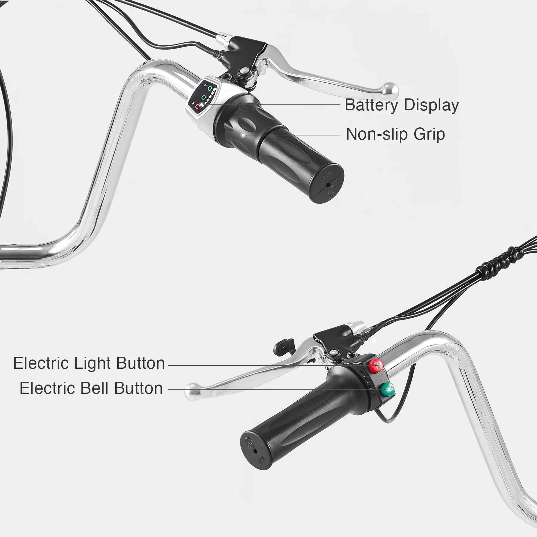 VIRIBUS 24 Inch Electric Trike Bike for Adults 36V 3 Wheel Electric Bicycle for Women Men, Black - Womvr