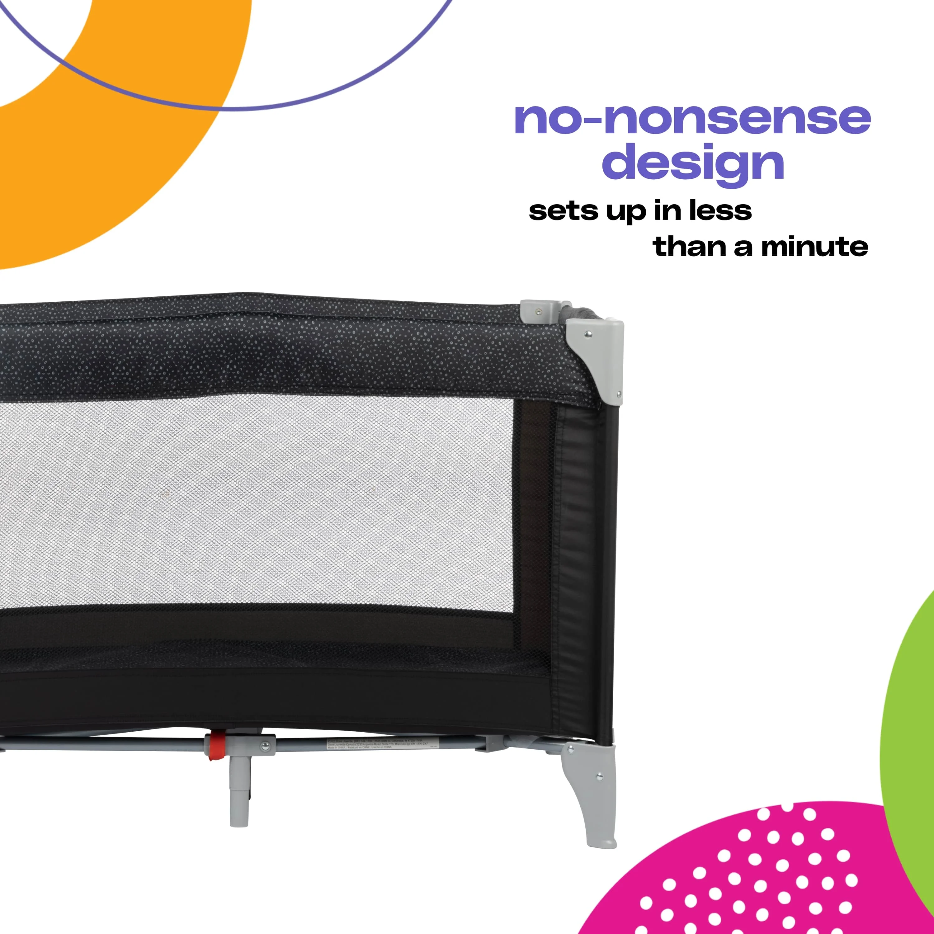 Cosco Kids Funsport Portable Compact Baby Play Yard, Zuri - Womvr