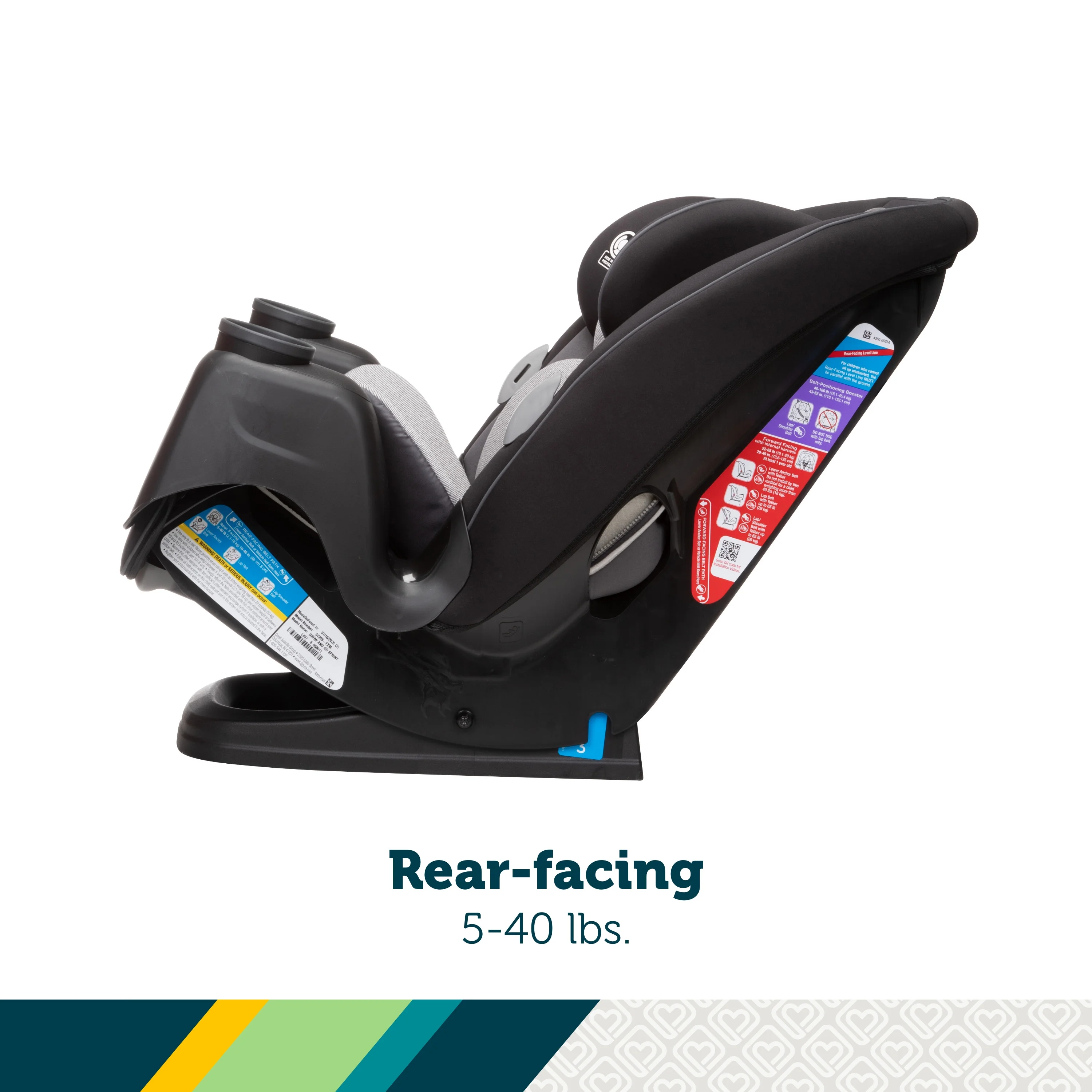 Safety 1st Grow and Go Sprint All-in-One Convertible Car Seat, Soapstone II - Womvr