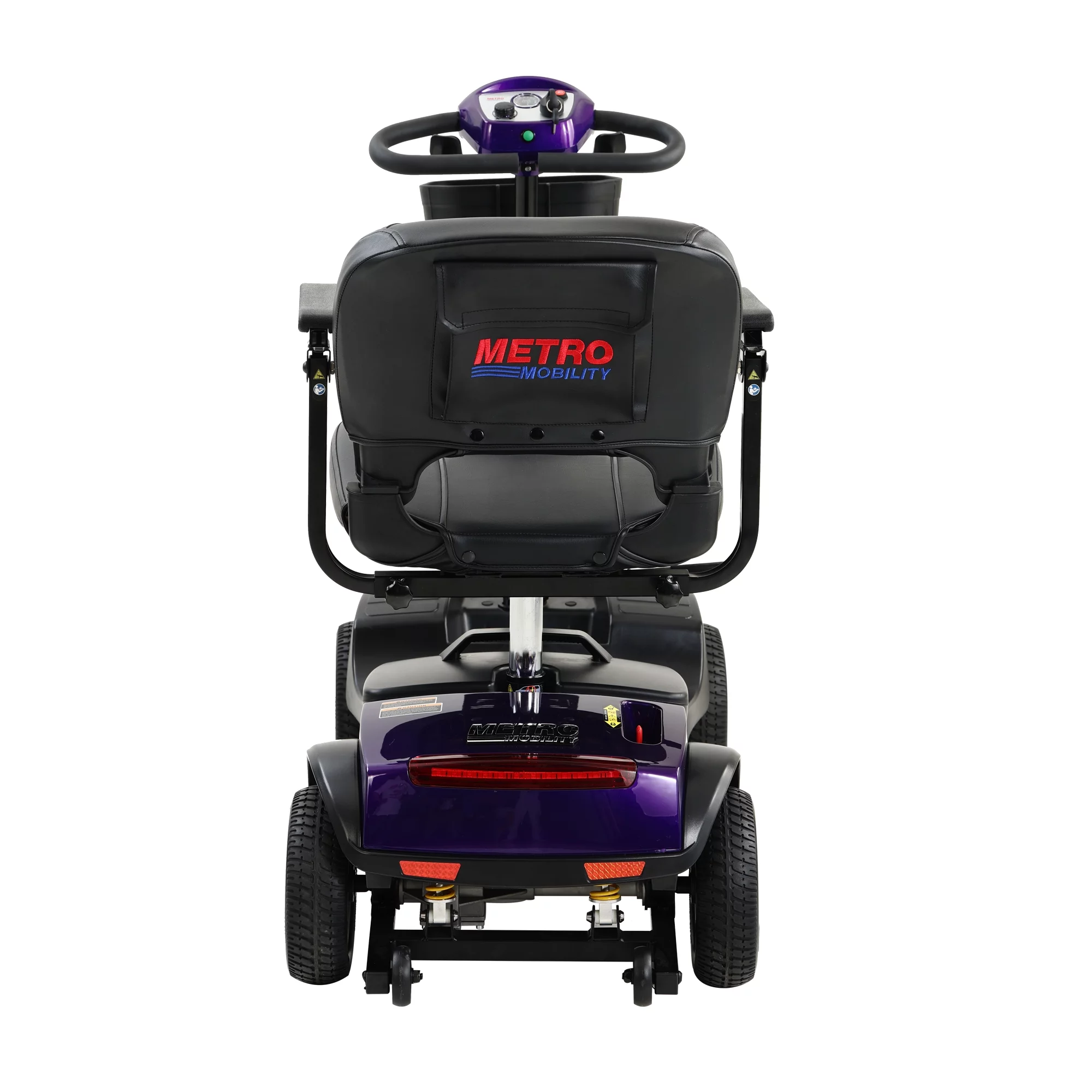Metro Mobility Elderly Scooter Folding Scooter 4 Wheel Scooter Purple. - Womvr