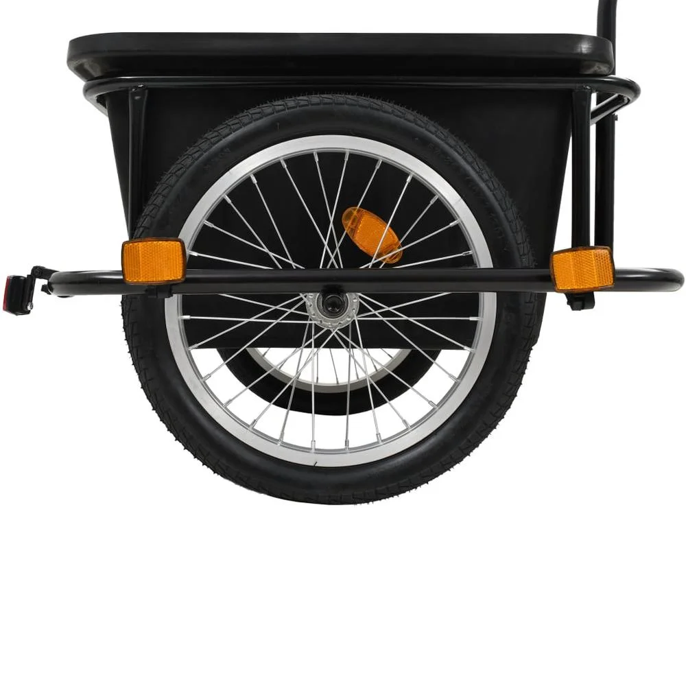 vidaXL Bike Cargo Trailer Black 50 L, 91773 - Womvr