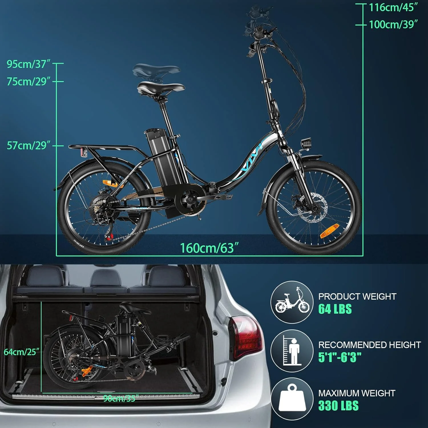 Vivi Electric Bike 20
