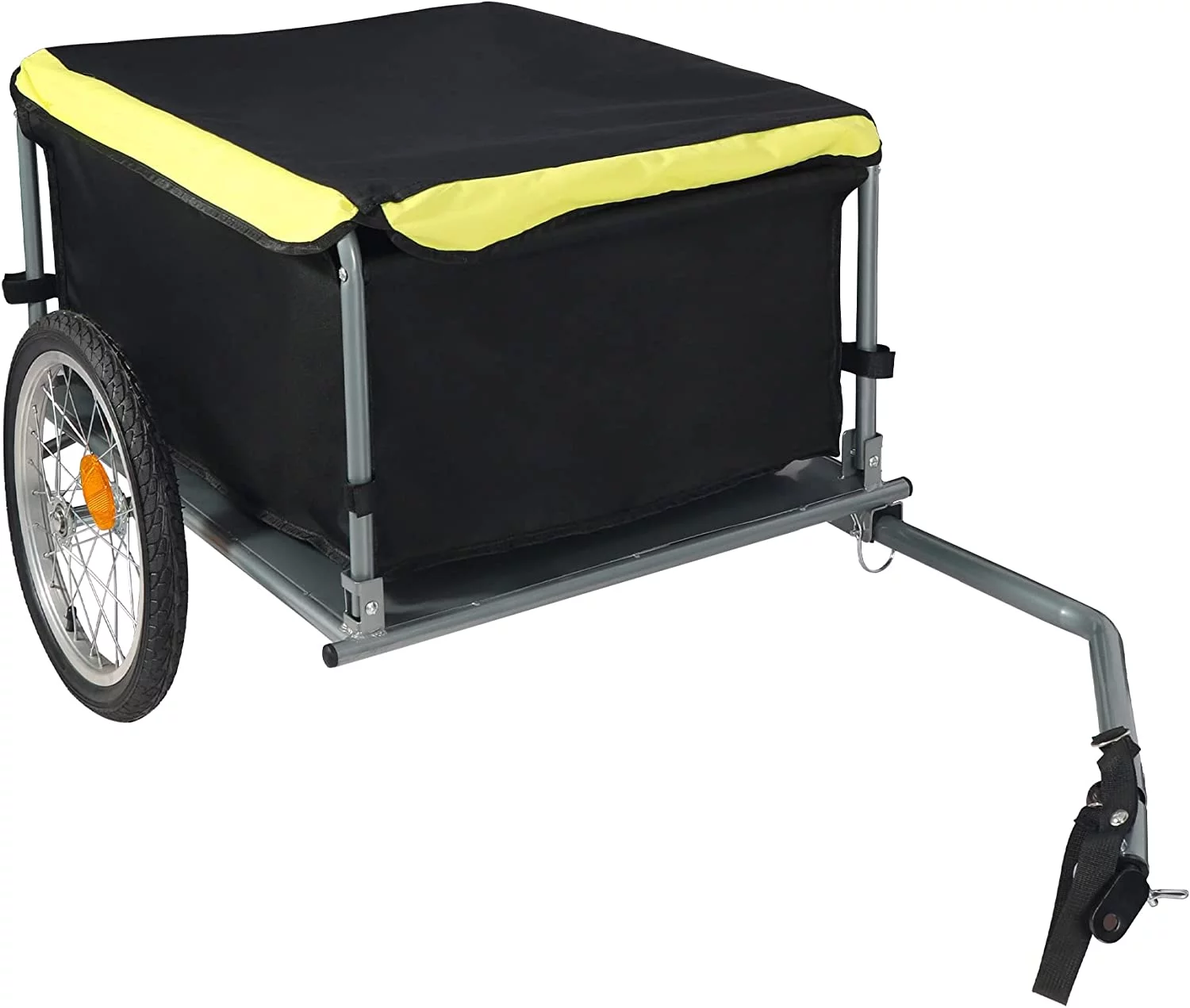 REDCAMP Bike Trailer Cargo Foldable, Bicycle Trailer with 16