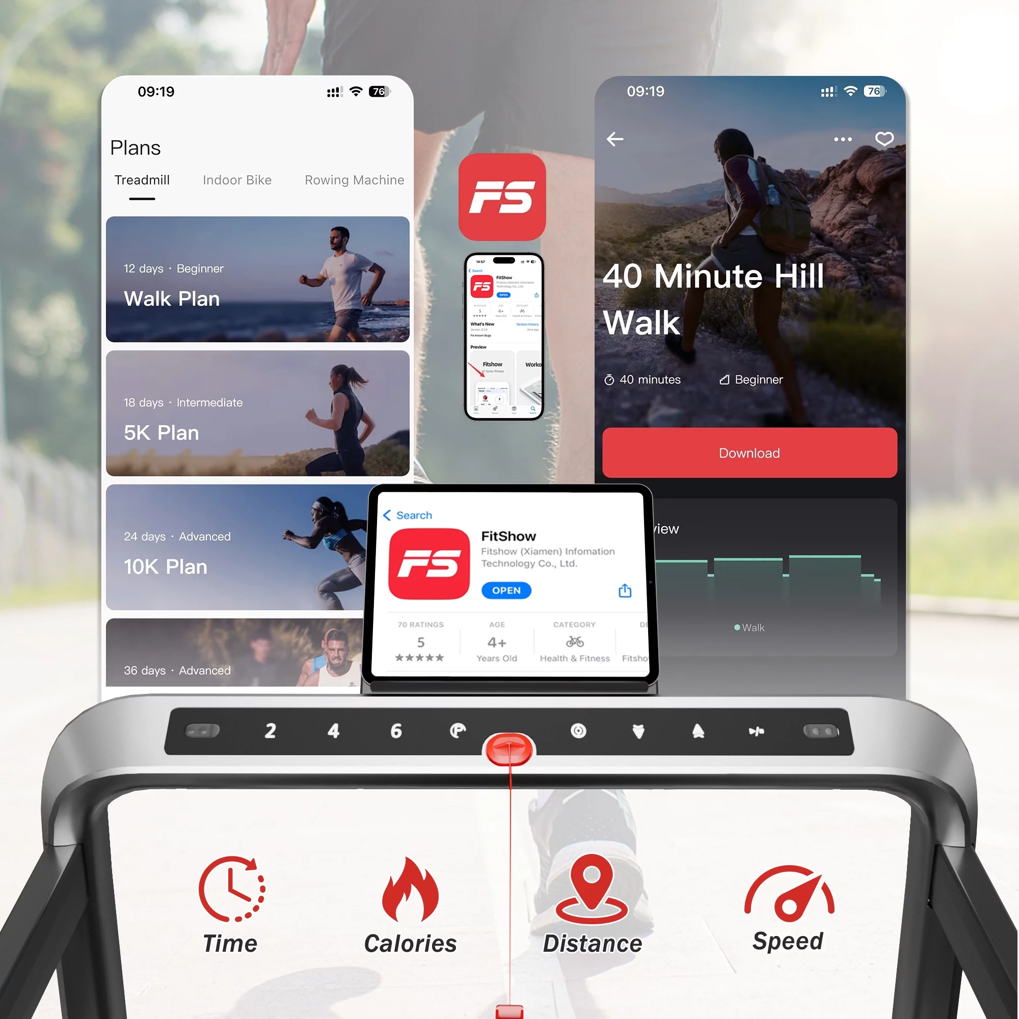 JELENS 2 in 1 Incline Treadmill Under Desk Walking Pad 2.5HP Home Folding Treadmills with Gesture Sensing Control, Walking Machine for Office with Led Display - Womvr