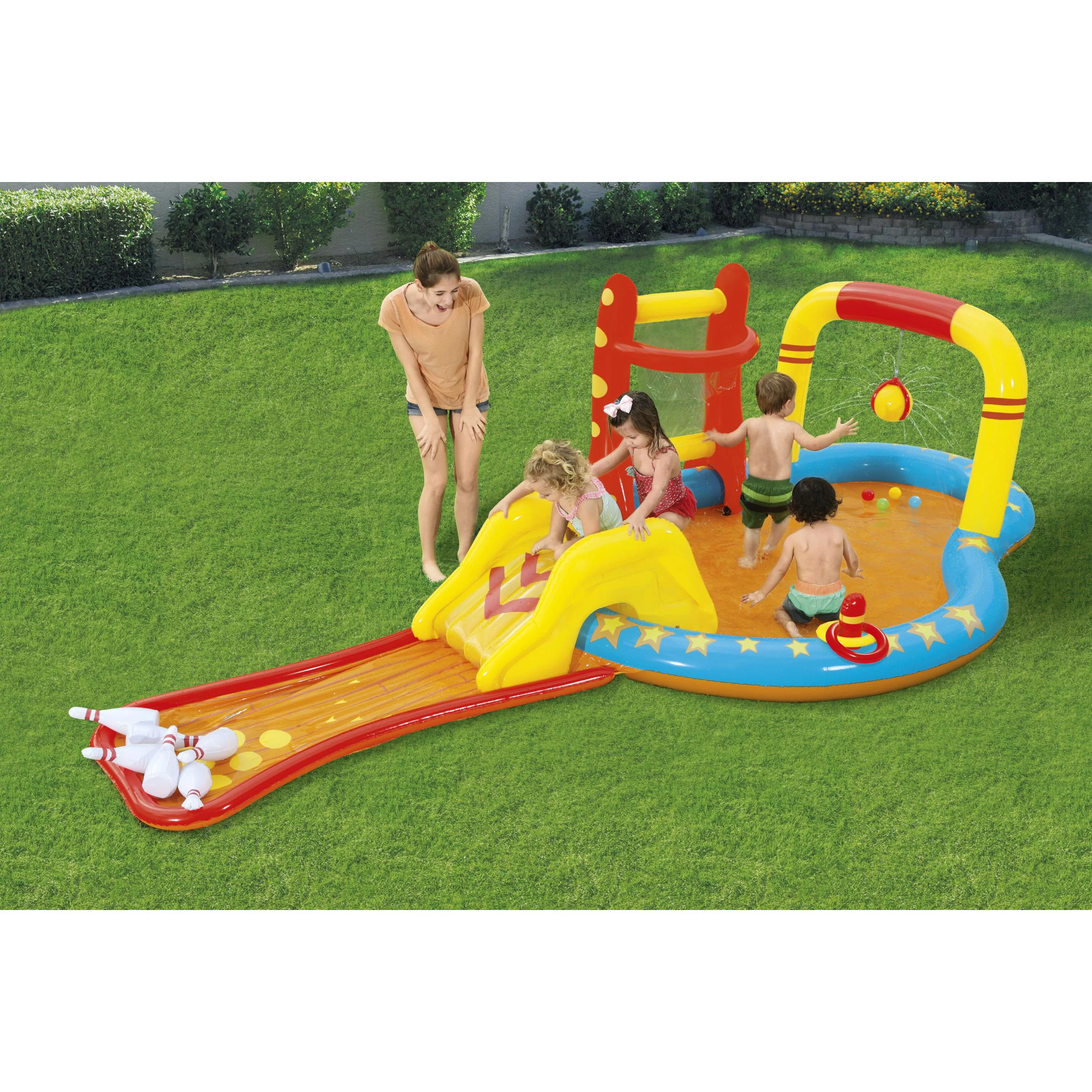 H2OGO! Lil' Champ Outdoor Multicolor Play Pool Center, Ages 2+ - Womvr