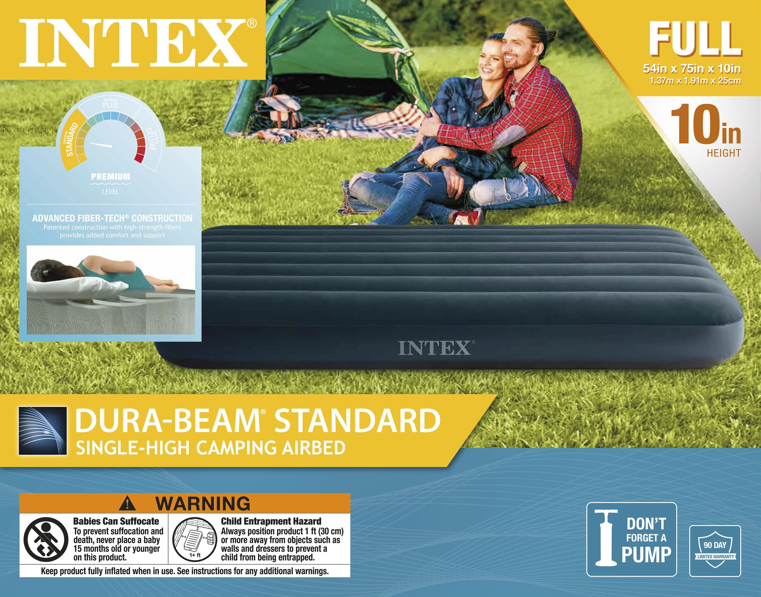 Intex 10in Standard Dura-Beam Airbed Mattress - Pump Not Included - Twin - Womvr
