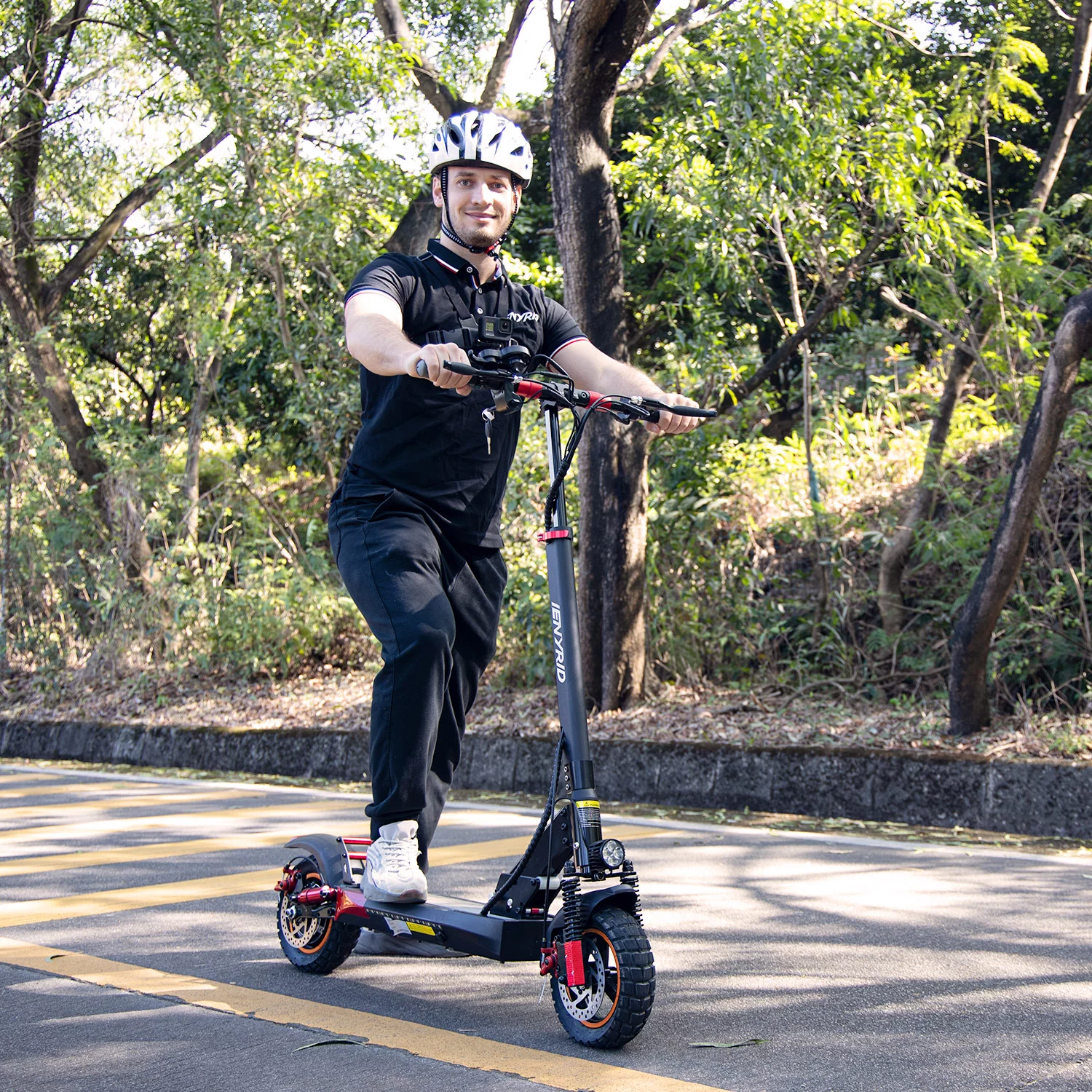 Electric Scooter 28 mph & 25 Miles 700W Kick Scooter, 10