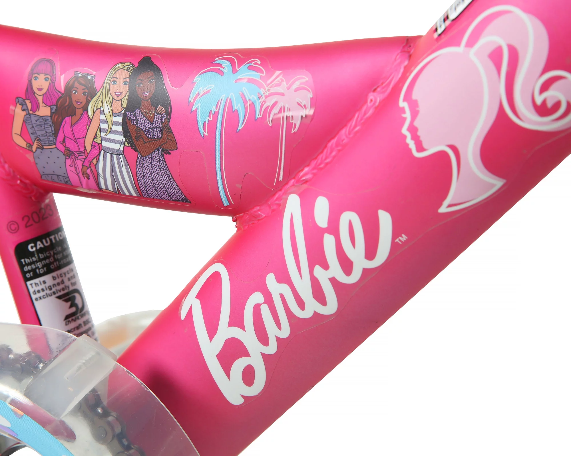 Dynacraft Barbie 12-inch Girls BMX Bike for Age 3-5 Years - Womvr